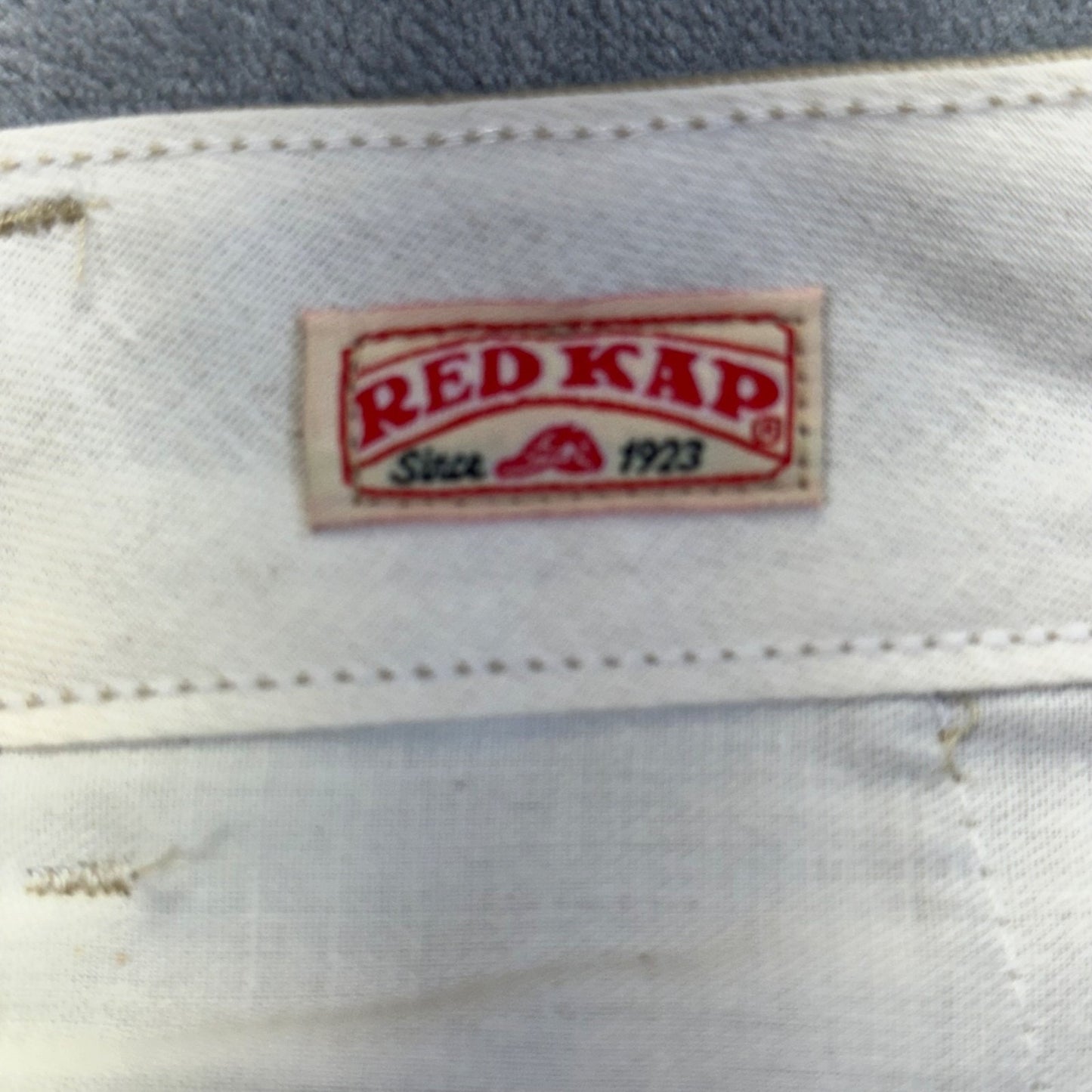 Red Kap Men's Straight Leg Work Pants Size 34x37 Khaki