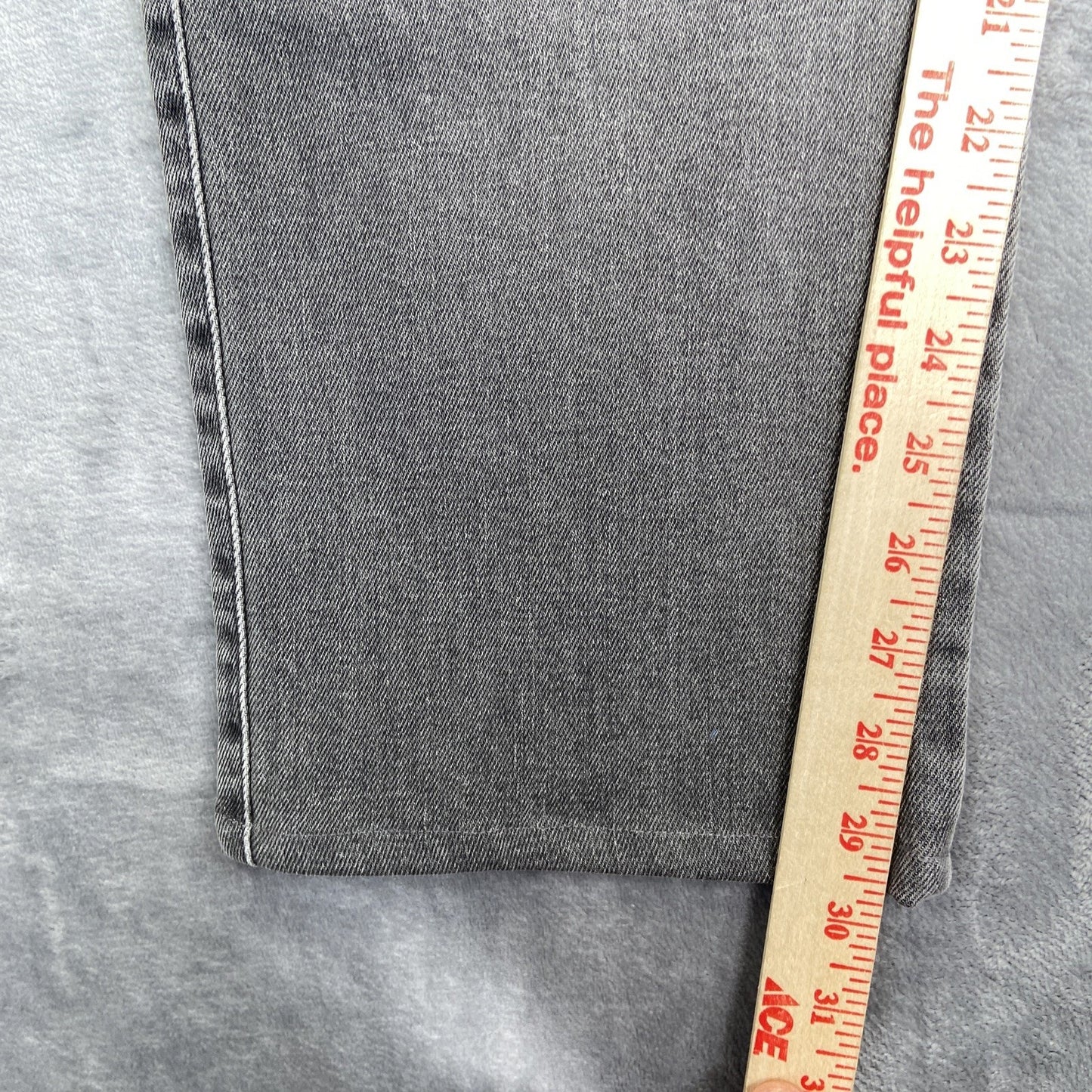 Ermenegildo Zegna Straight Jeans Men's Size 38 Gray Denim Pants