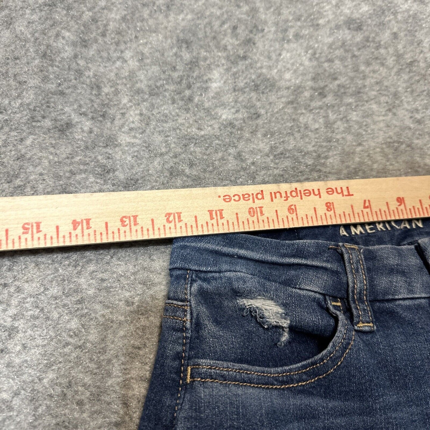 American Eagle The Dream Jean Women's Distressed Hi Rise Jegging Size 0 X Short