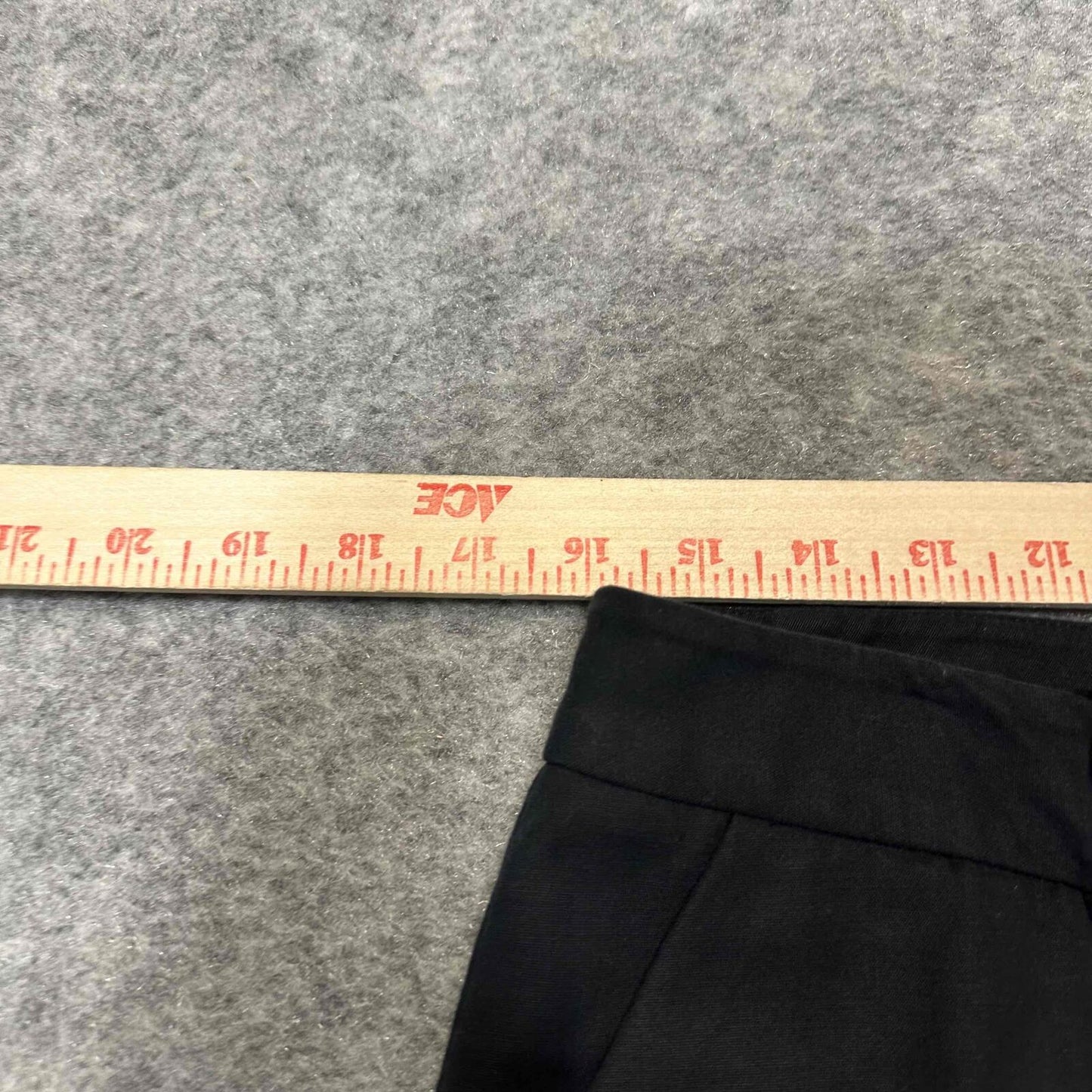 Cabi Men's Straight Fit Spandex Pants Belt Loops Size 6 Black Dark Wash