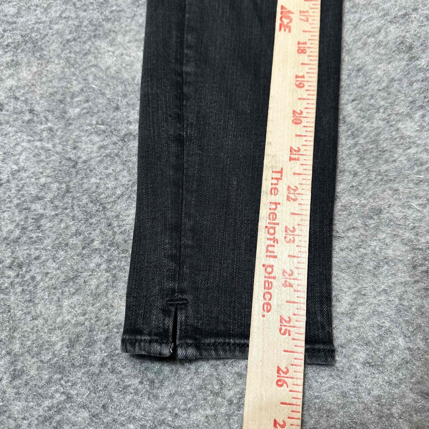 American Eagle Women's Super Hi Rise Skinny Fit Jegging Size 00R Black Denim