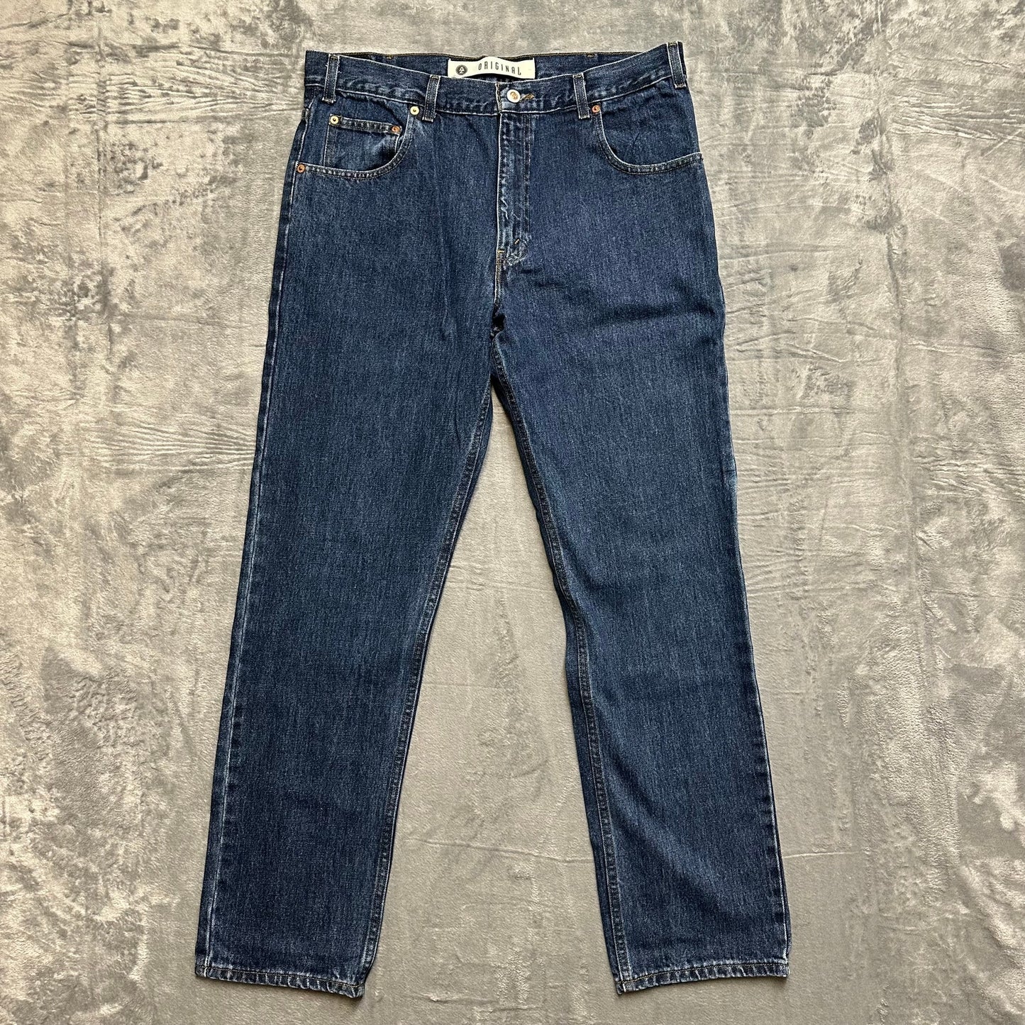 Vintage Arizona Original Big Ring Denim Ring Spun Jeans Men's Sz 36x32 Blue