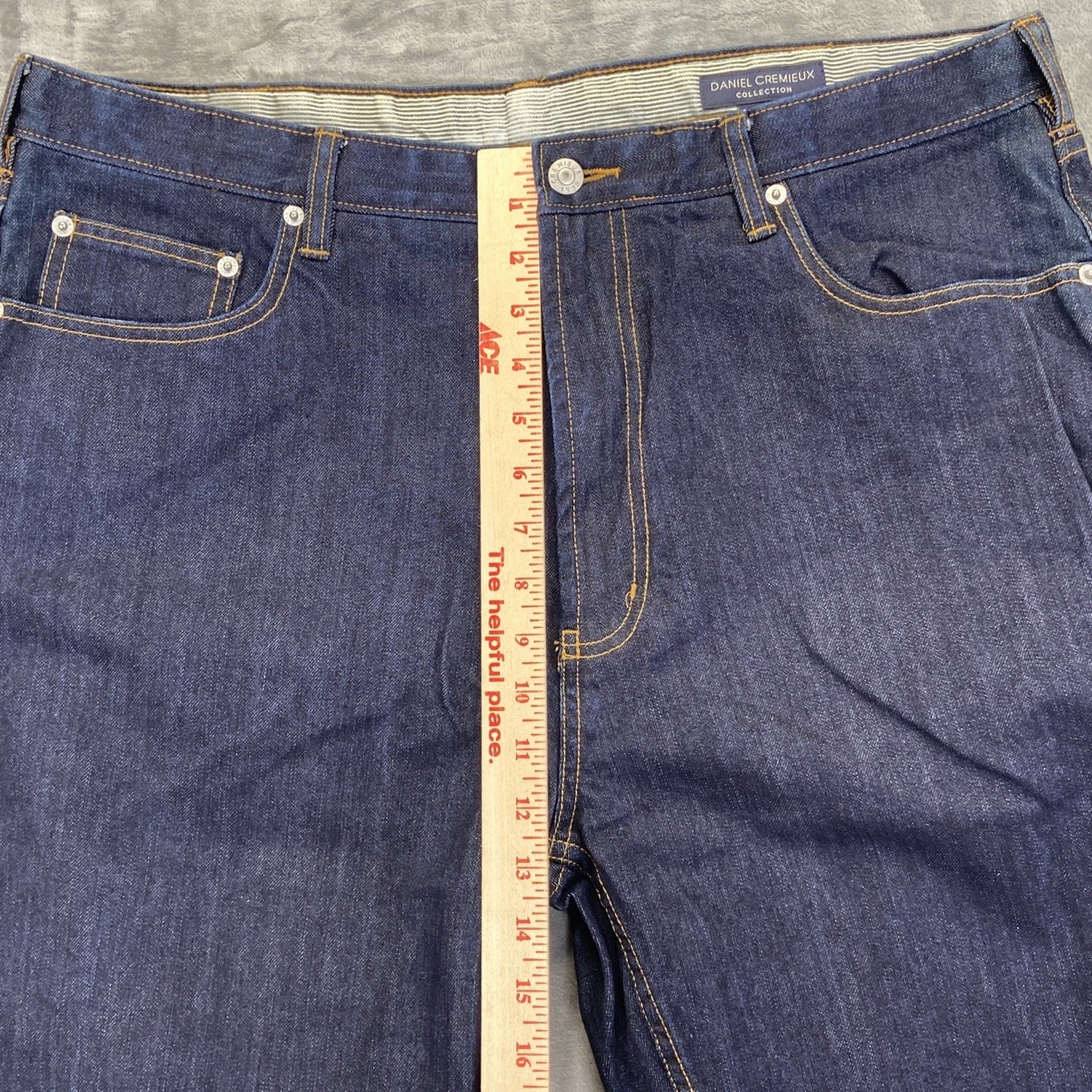 New Daniel Cremieux Straight Jeans Men's Size 38x30 Blue Denim