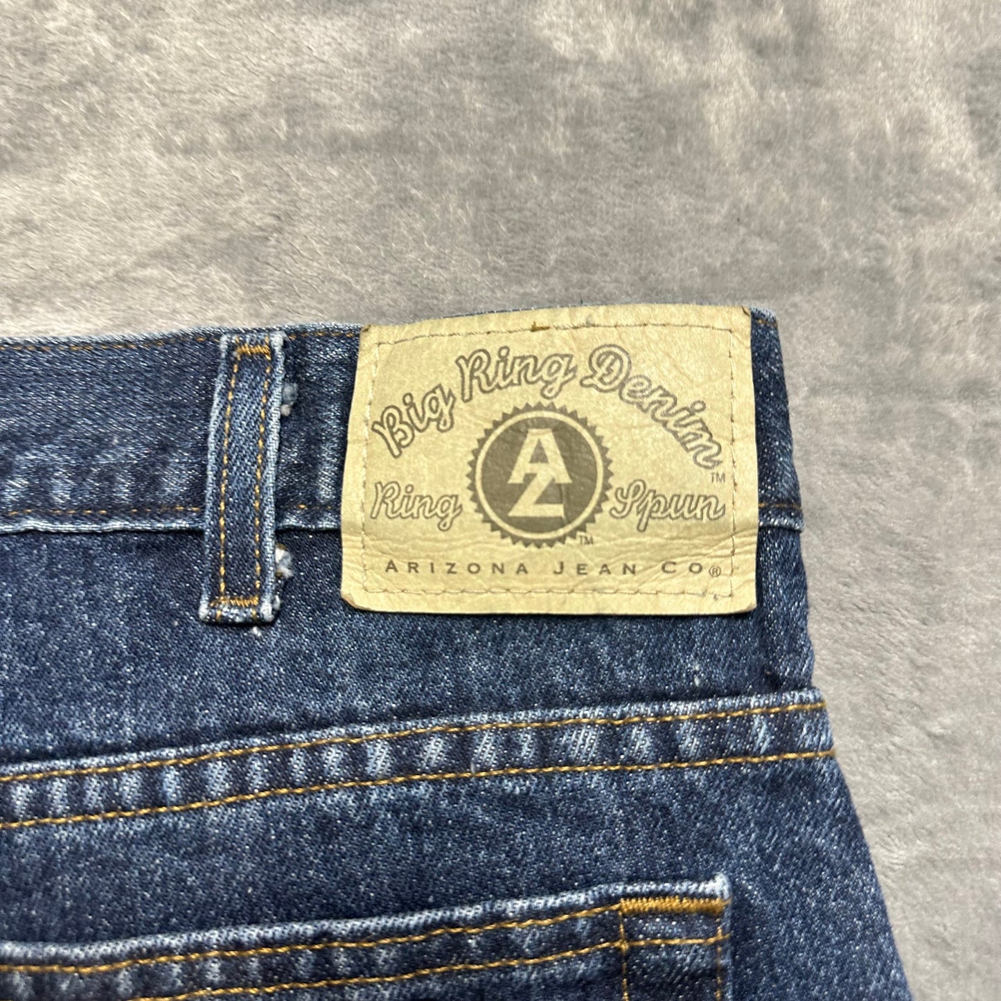 Vintage Arizona Original Big Ring Denim Ring Spun Jeans Men's Sz 36x32 Blue