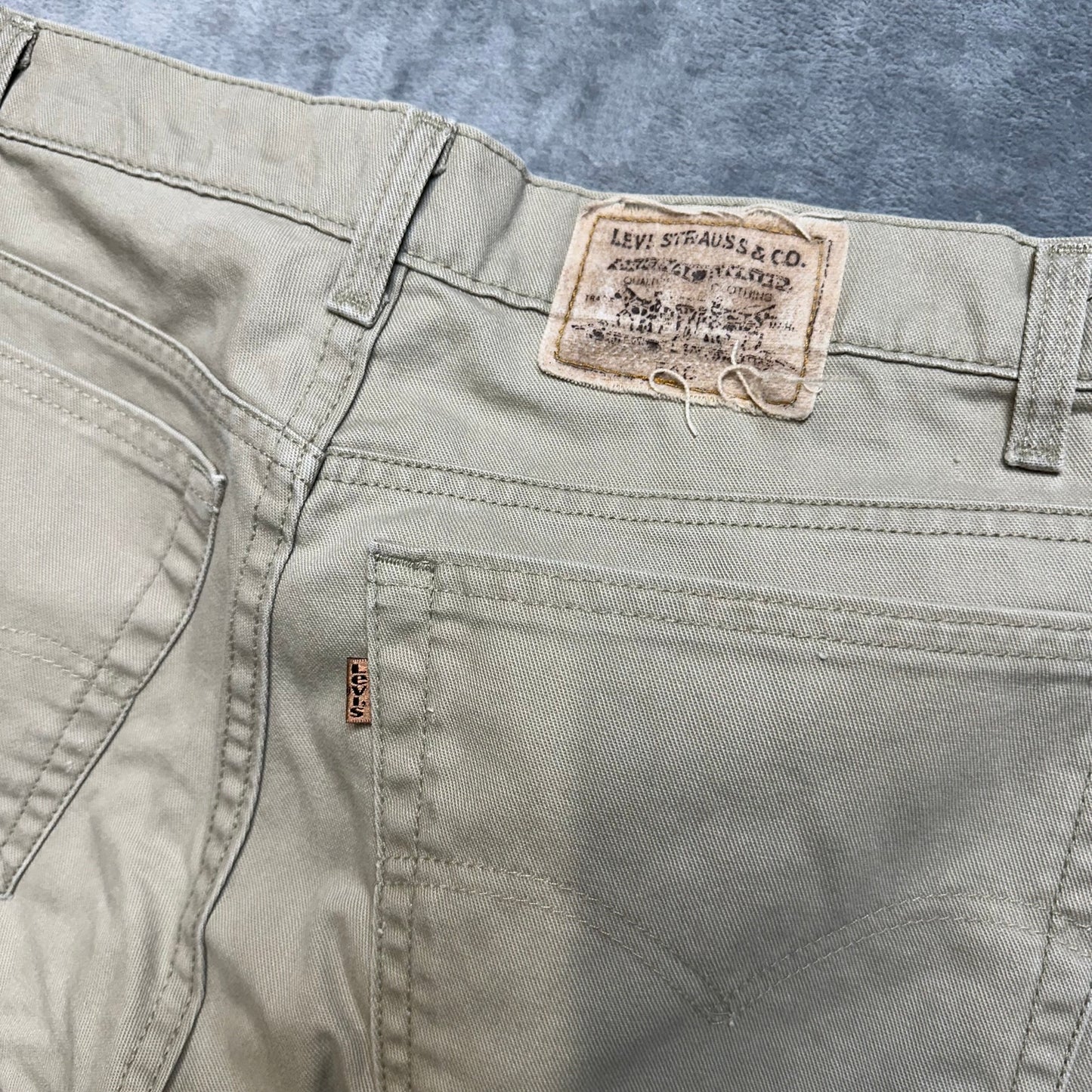 Vintage Signature Levi’s 540 Relaxed Fit Jeans Men’s Size 38x30 Beige
