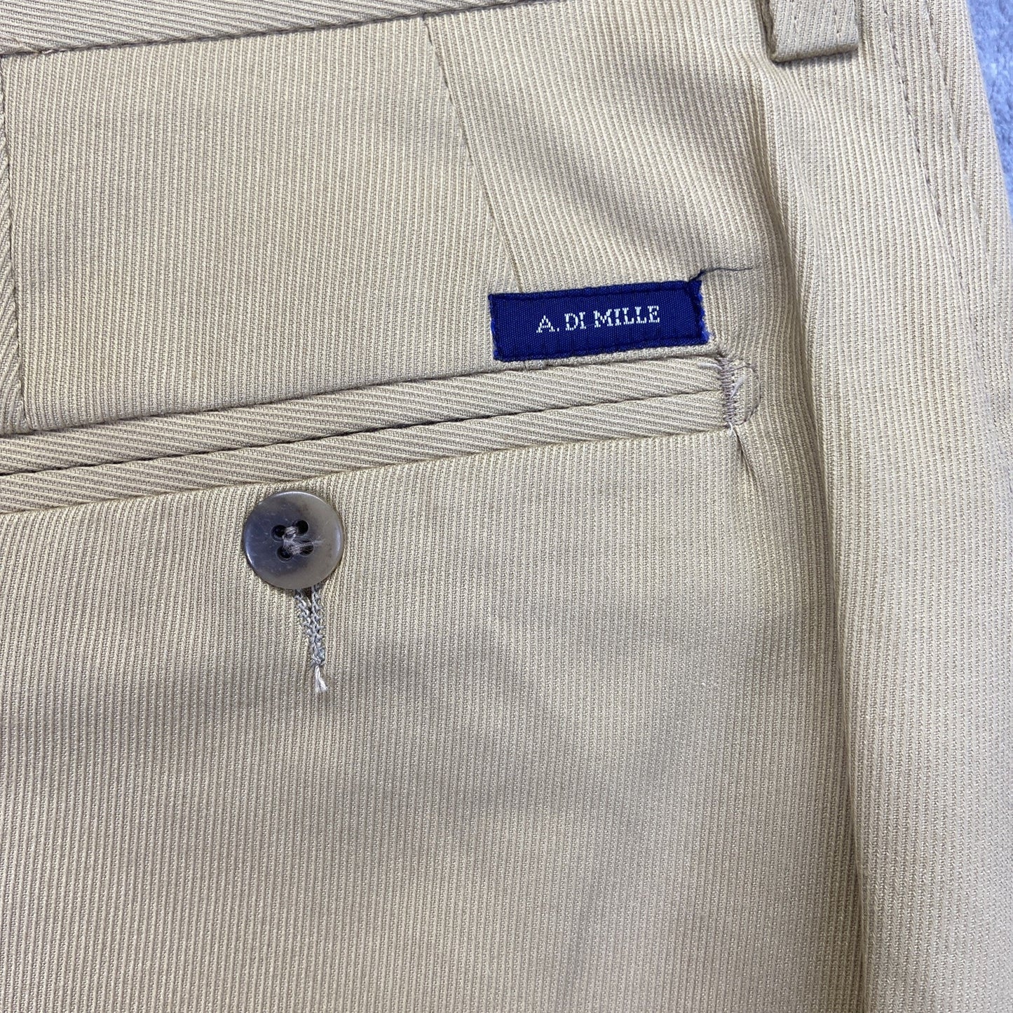 A. Di Mille Italian Formal Dress Pants Men's Size 8 Tan Brown