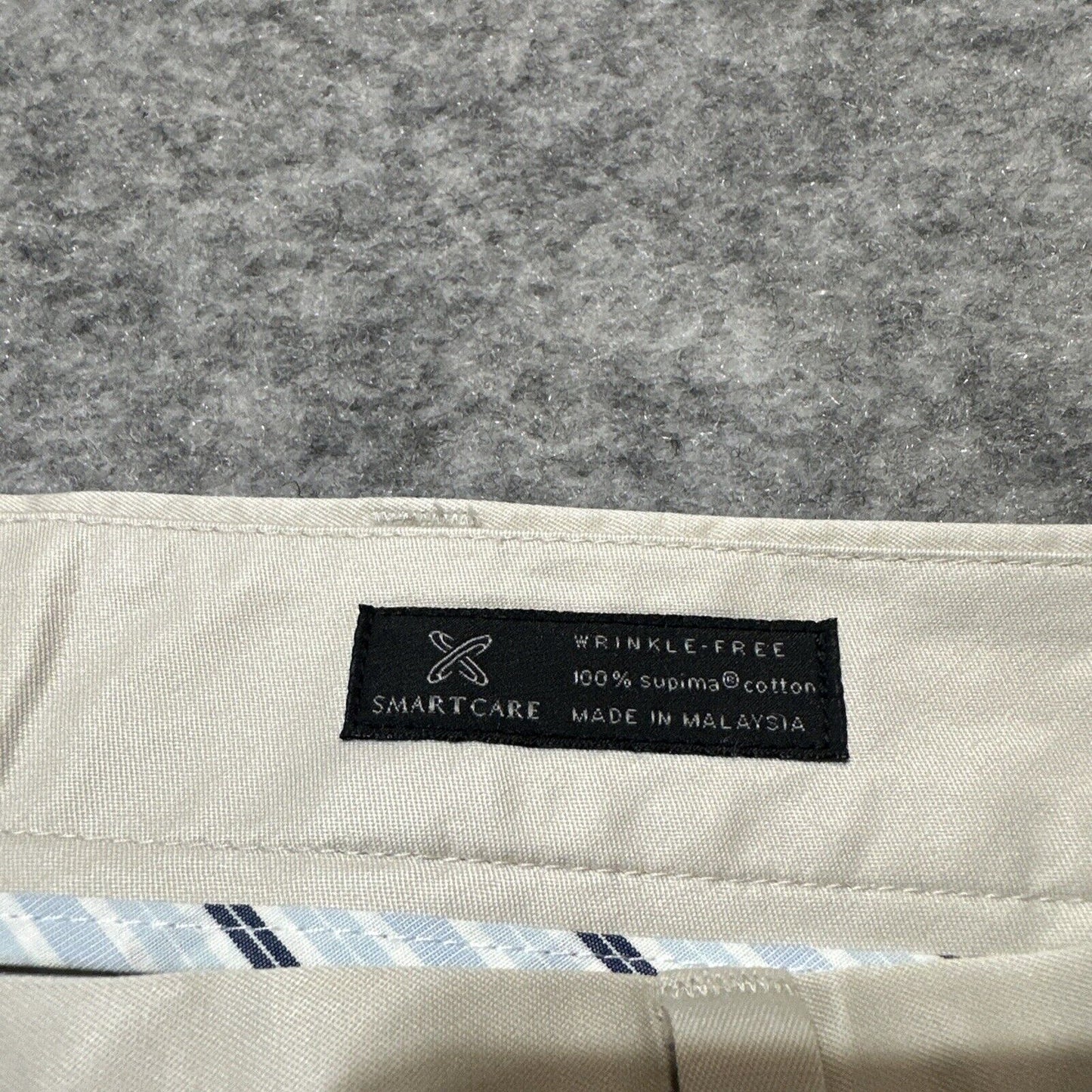 John W. Nordstrom Men's Straight Dress Pants Size 35x32 Beige Light Wash Pants