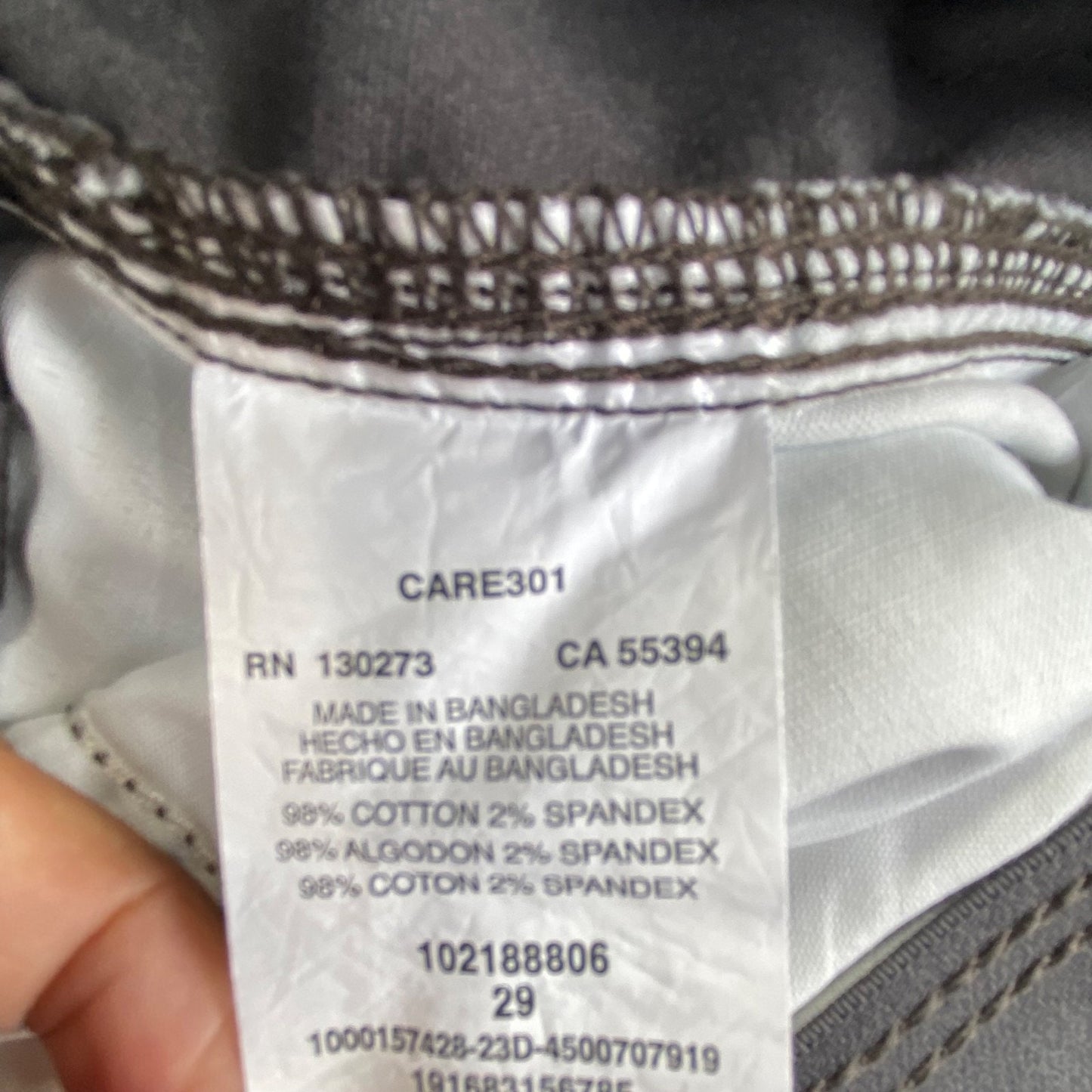 New Lee Extreme Motion Cargo Shorts Men's 29 Gray Cotton Blend