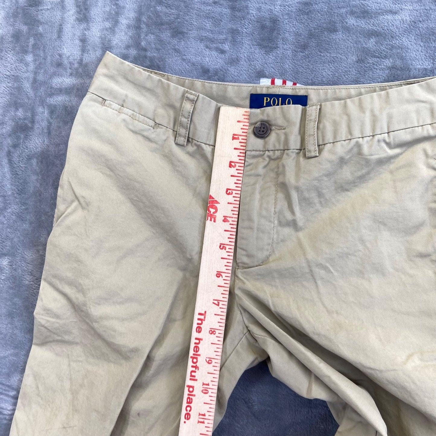 Polo Ralph Lauren Women's Straight Pants Size 10 Beige