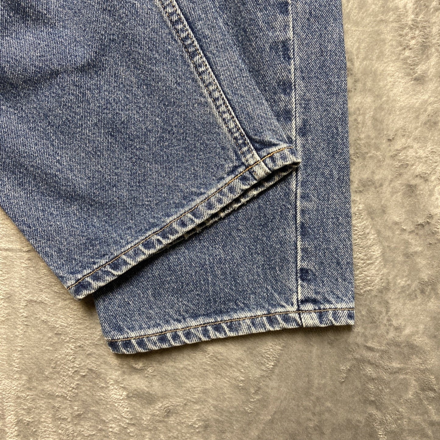 Vintage Tommy Hilfiger Baggy Straight Jeans Men's Size 34x30 Blue Denim