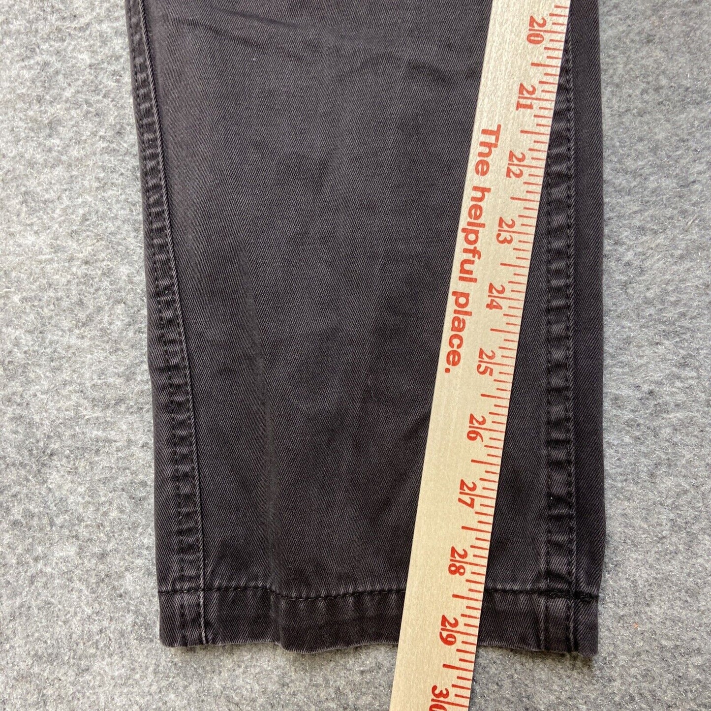 Matchstick Straight Leg Chino Pants Men's Size 34x32 Dark Gray Pants