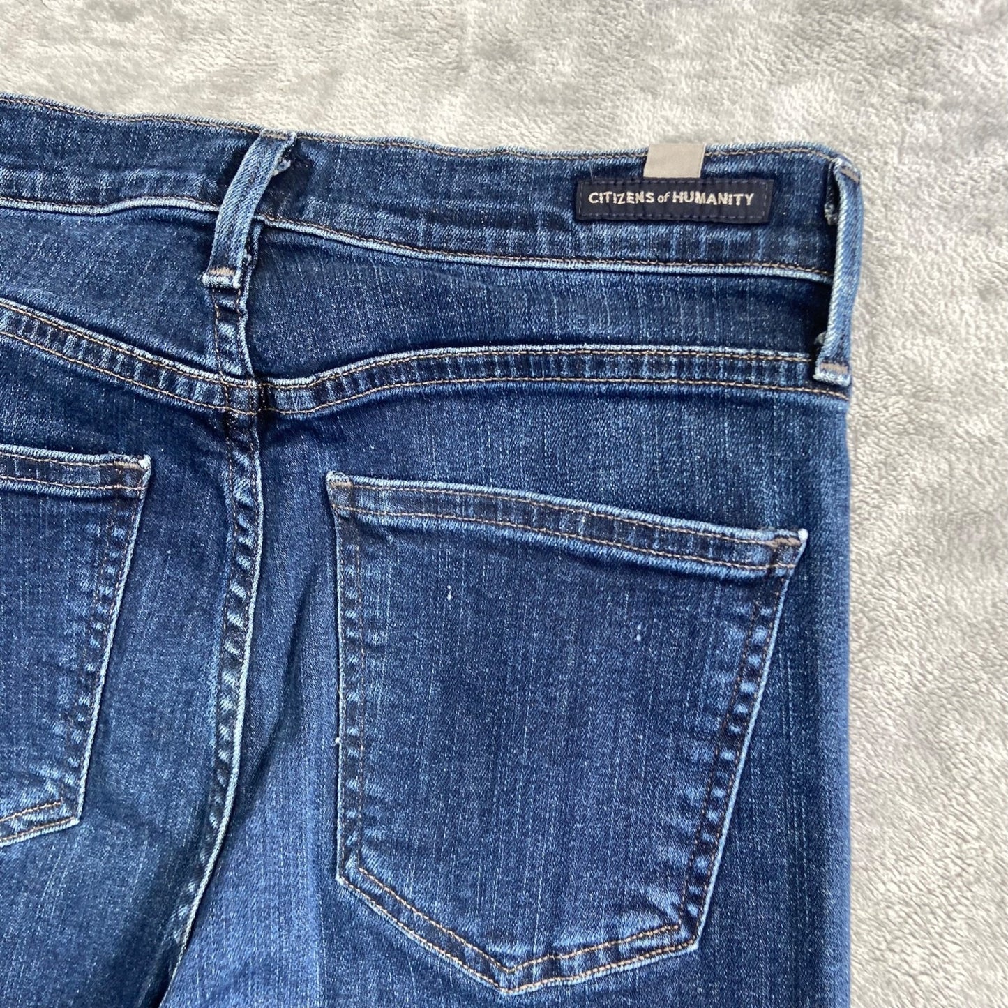 Citizens of Humanity Women's Cara High Rise Cigarette Jeans 26 Blue
