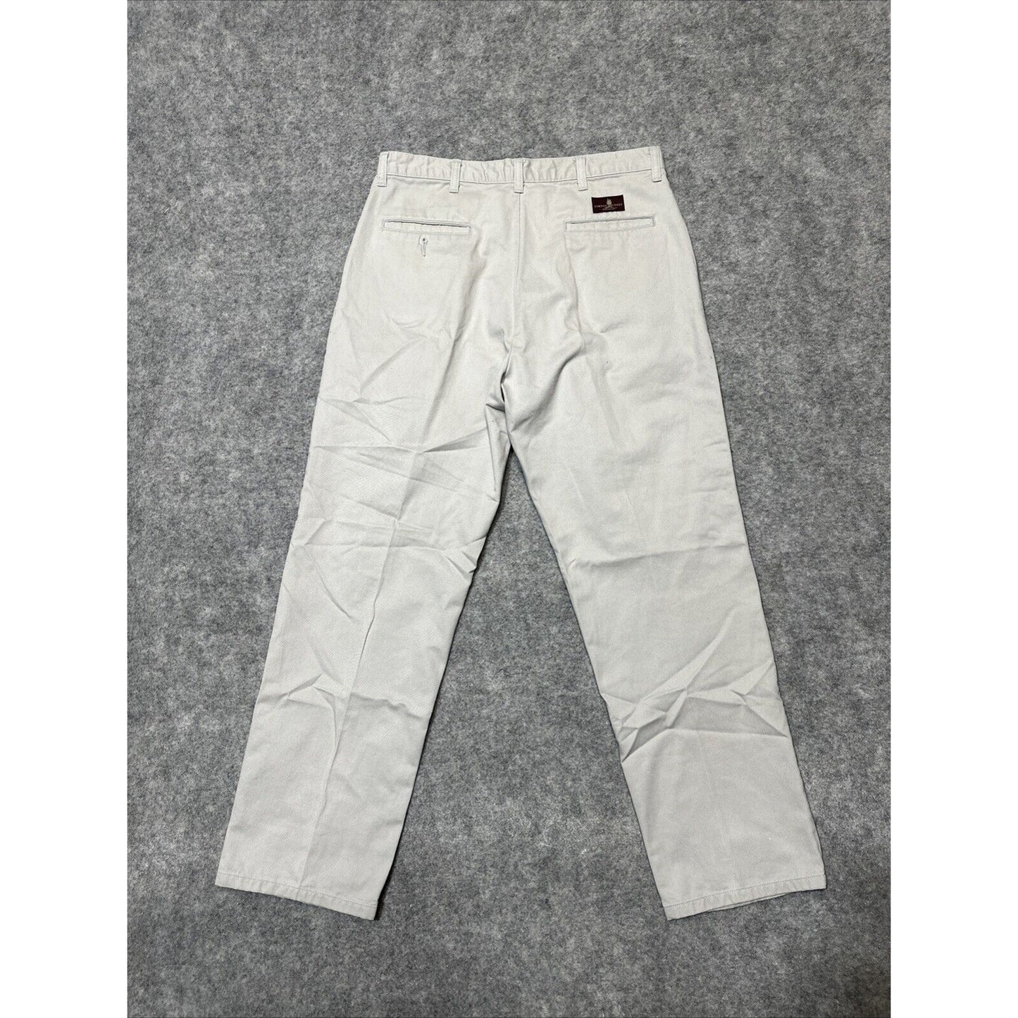 Timber Creek By Wrangler 69901PT Men's Straight Pleated Chino Pants Size 33x30