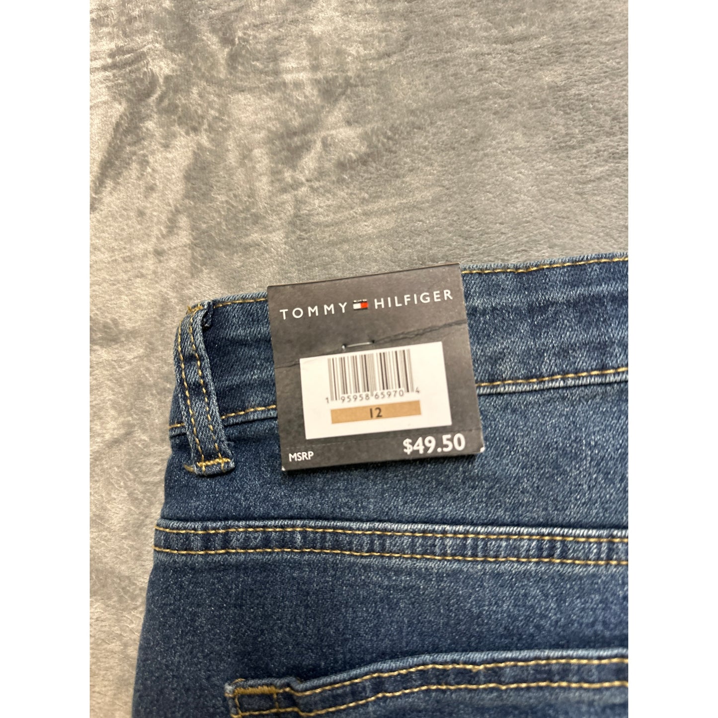 New Tommy Hilfiger Shorts Men's Size 12 Blue Denim