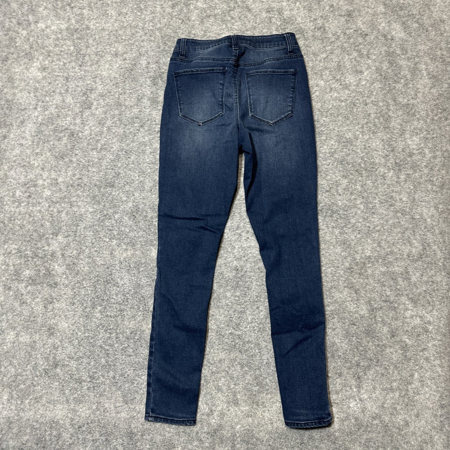 HARPER Women's Skinny Button Fly Jeans Size 25 Blue Dark Wash Denim