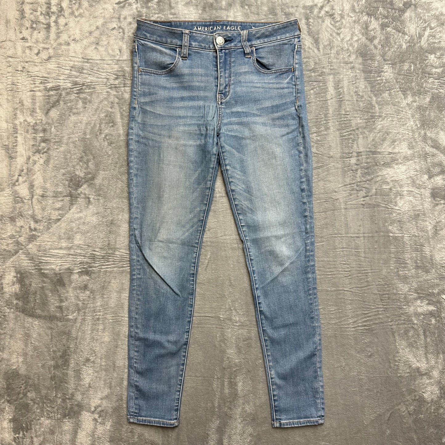American Eagle Next Level Stretch Jegging Women’s Size 8 R Light Blue Denim