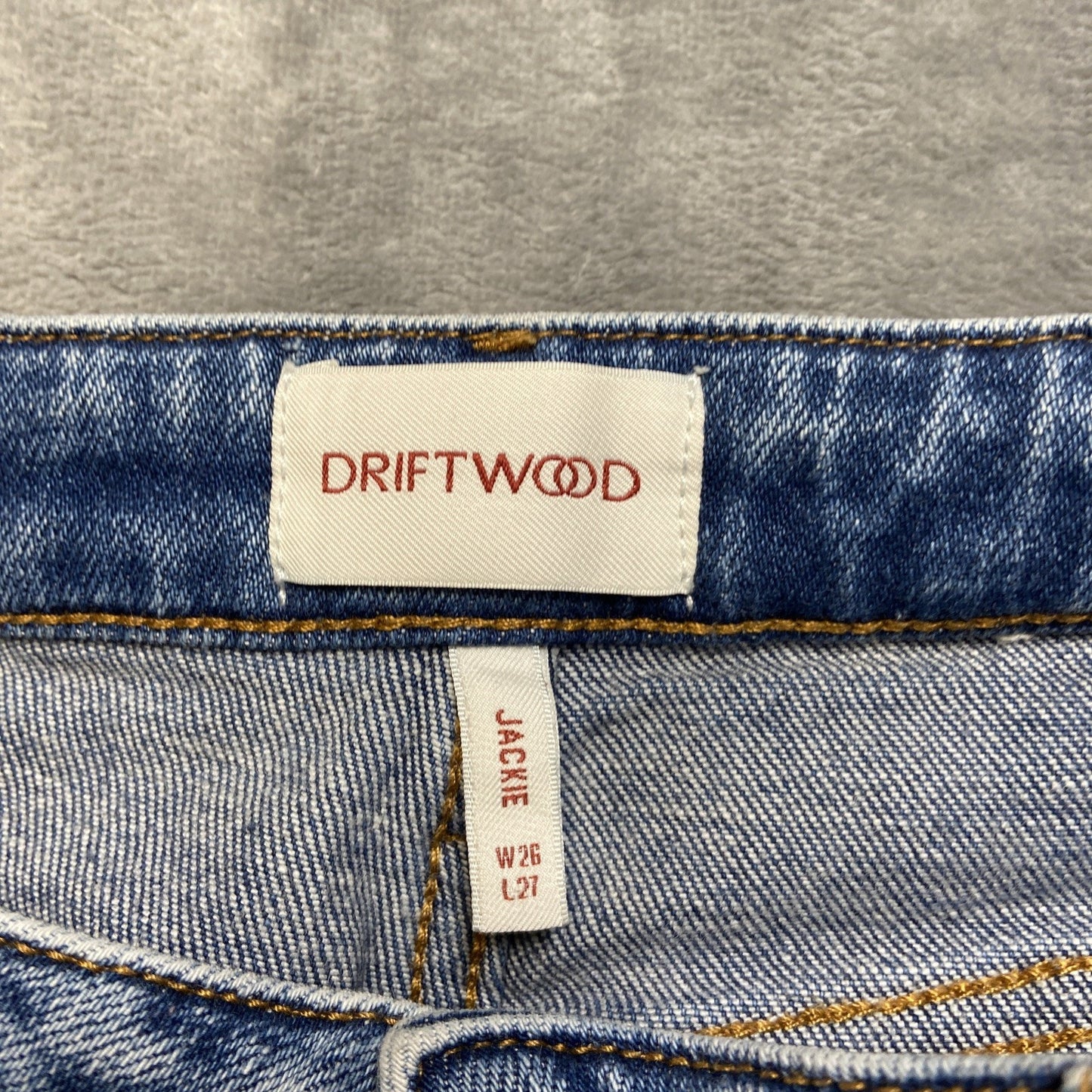Driftwood Jackie Skinny Jeans Women's Size 26 Light Blue Denim