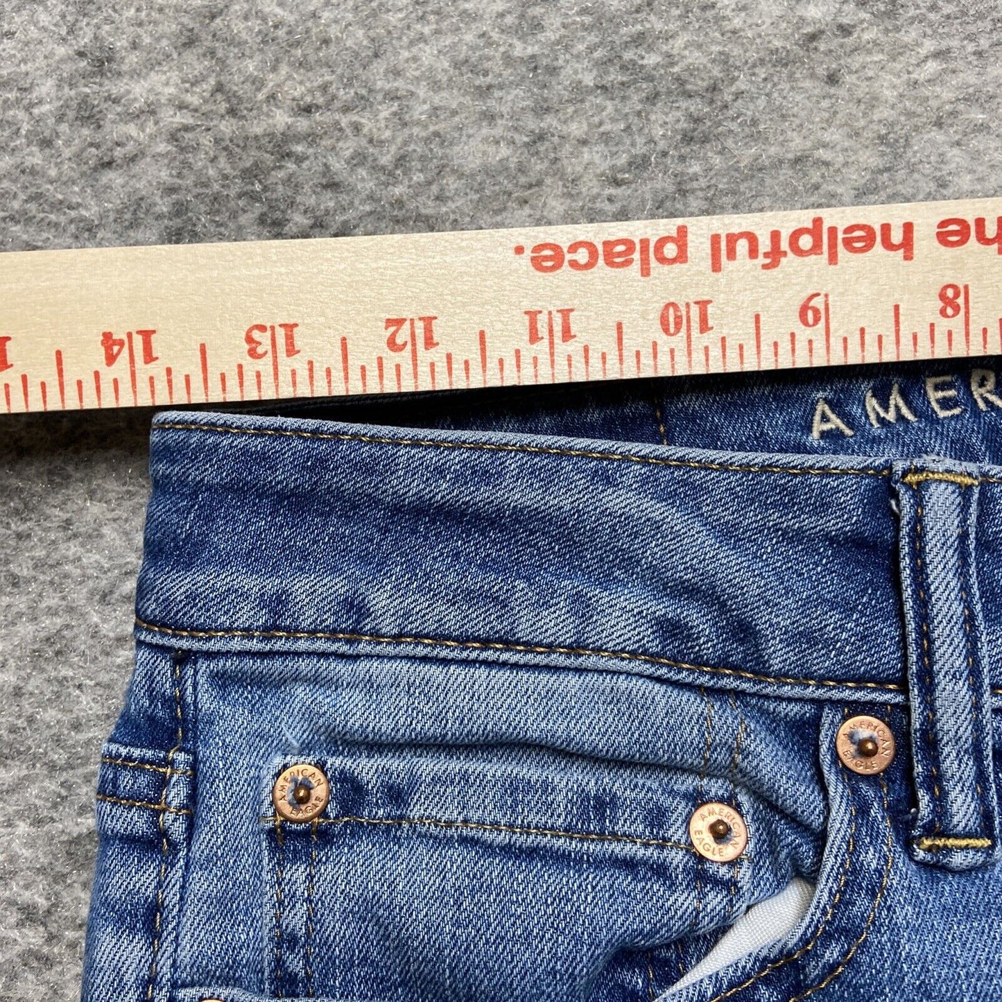 American Eagle Airflex + Skinny Jeans Men's Size 28x30 Light Blue Denim