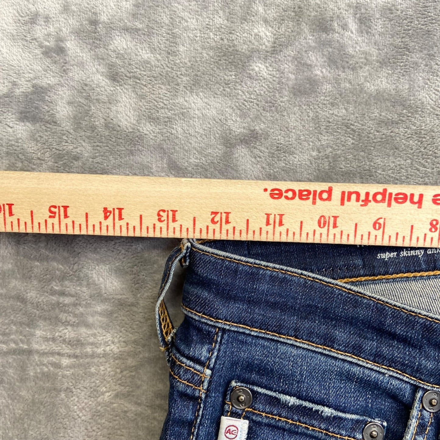 AG Adriano Goldschmied Women's Super Skinny Ankle Jeans 24R Blue