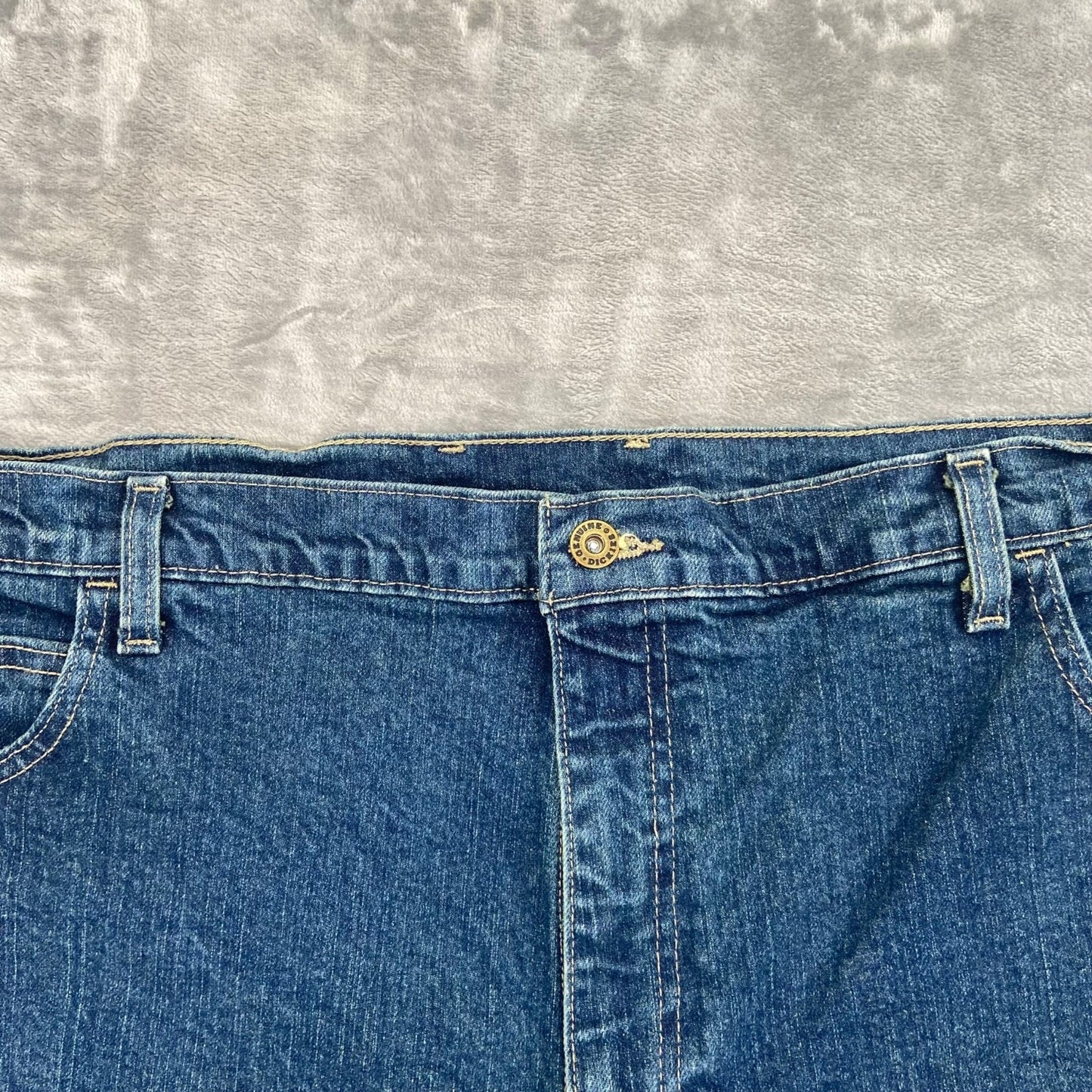 Dickies Men's Carpenter Straight Jeans Size 40x30 Blue Denim