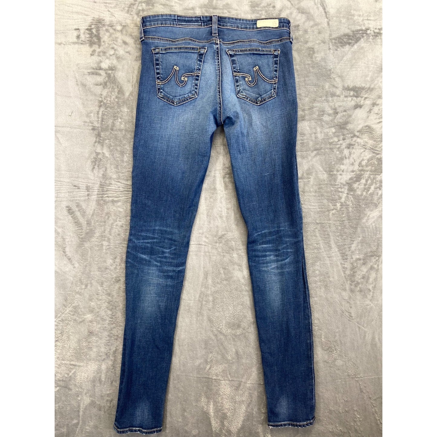 AG Adriano Goldschmied Women's Super Skinny Jeans 28R Blue