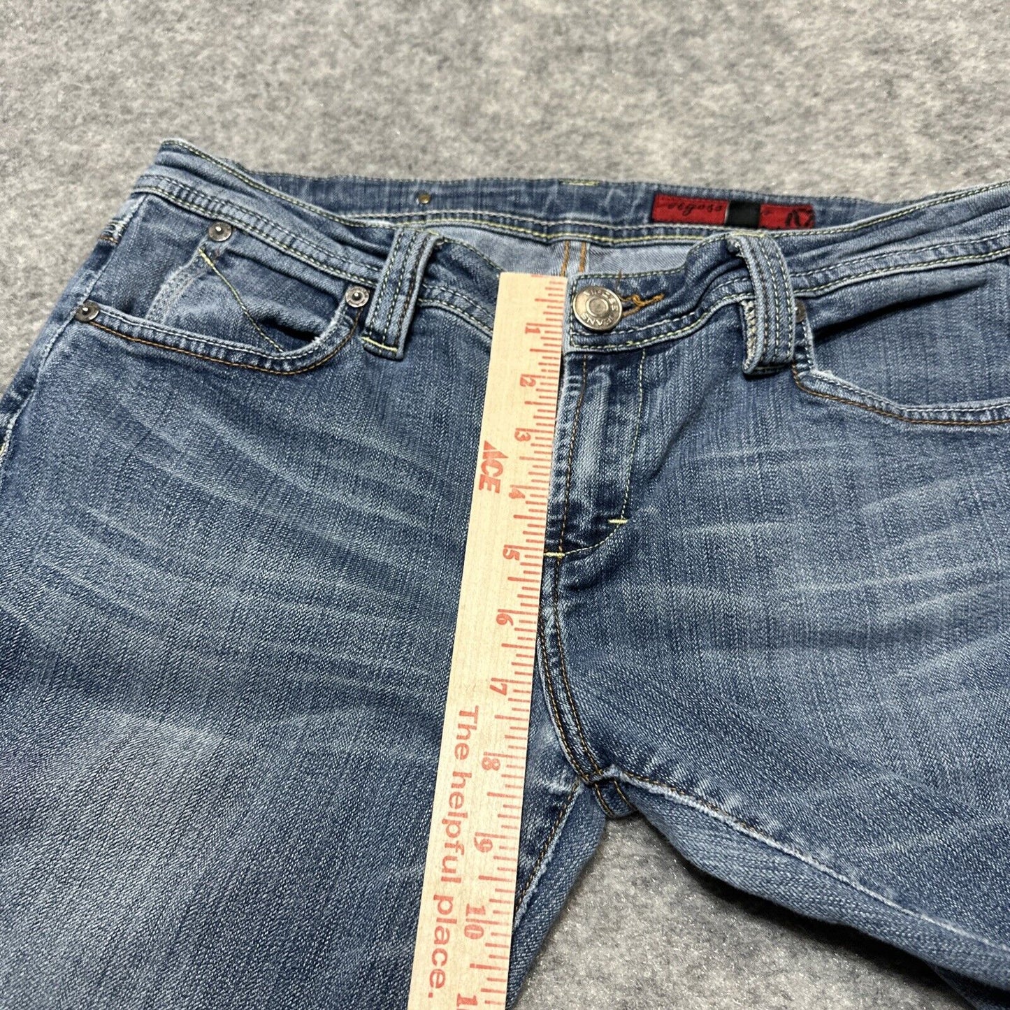 Vintage Vigoss Women's Bootcut Jeans Size 9/10 Blue Medium Wash Denim