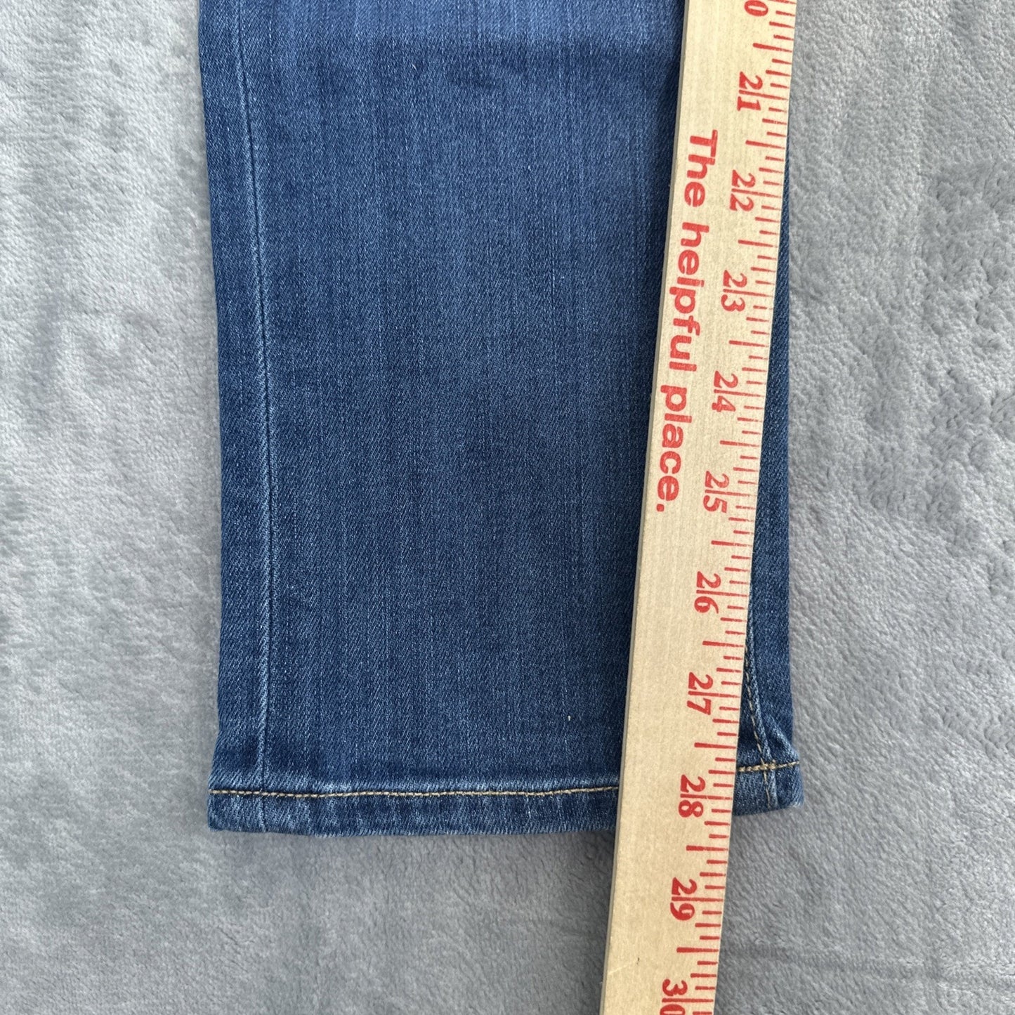 Paige Skyline Ankle Peg Skinny Jeans Women's Size 27 Blue Denim