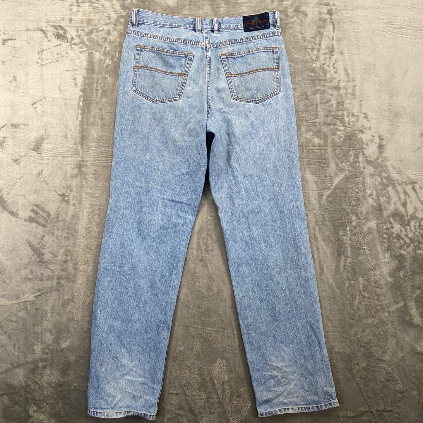 Indigo Palms Men's Classic Fit Straight Jeans 34x34 Blue Light Wash Tommy Bahama