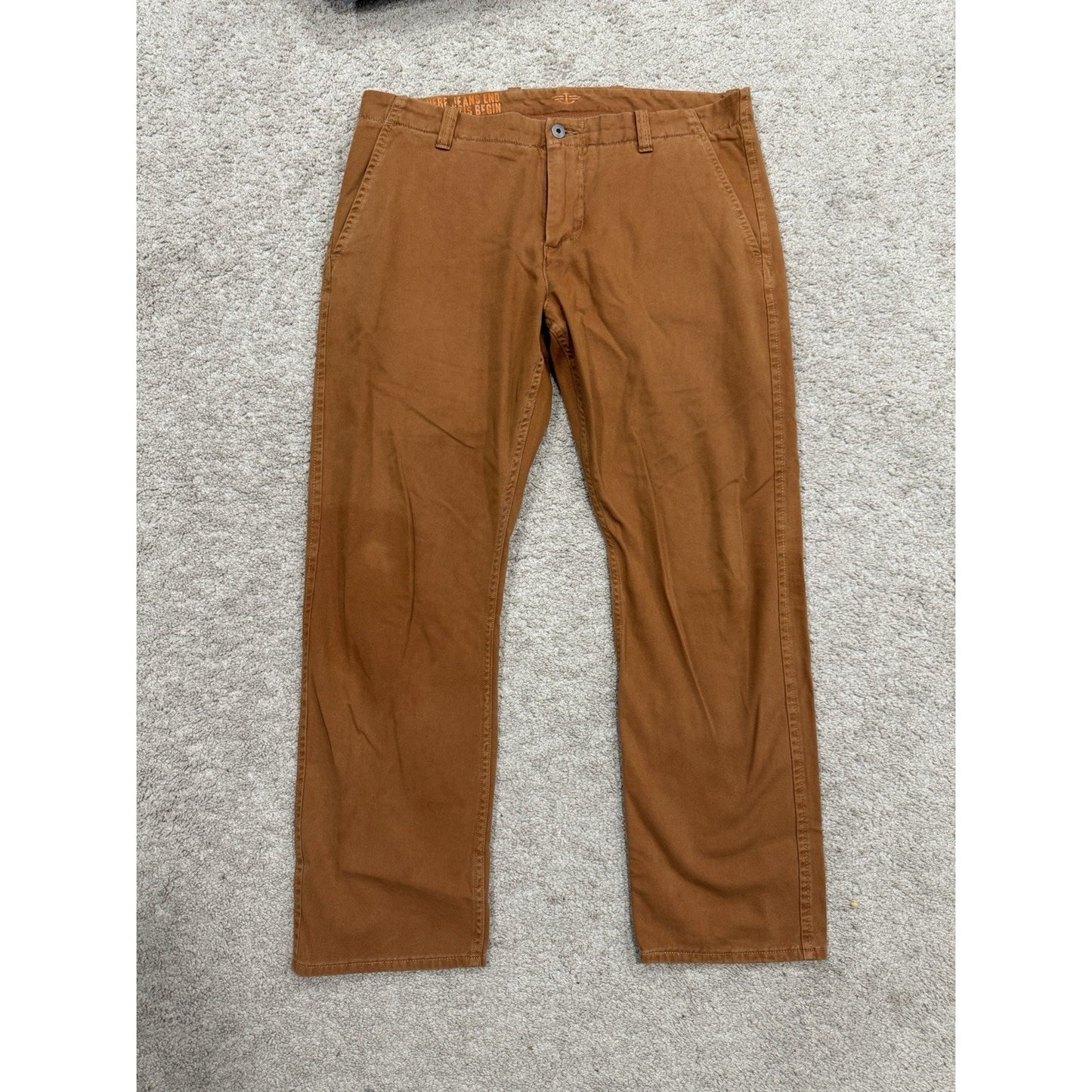 DOCKERS Alpha Collection Men's Levi's Gray Orange Jean Size 36 x 30