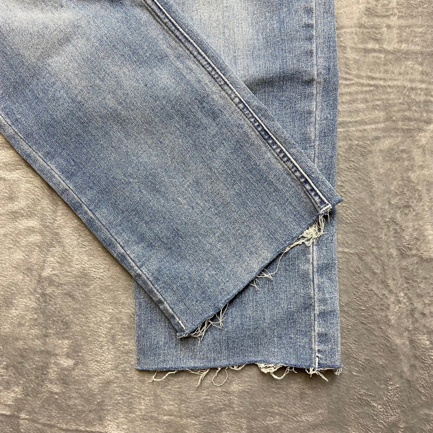 Vigoss Stevie Crop Straight Jeans Women's Size 28 Blue Faded Denim