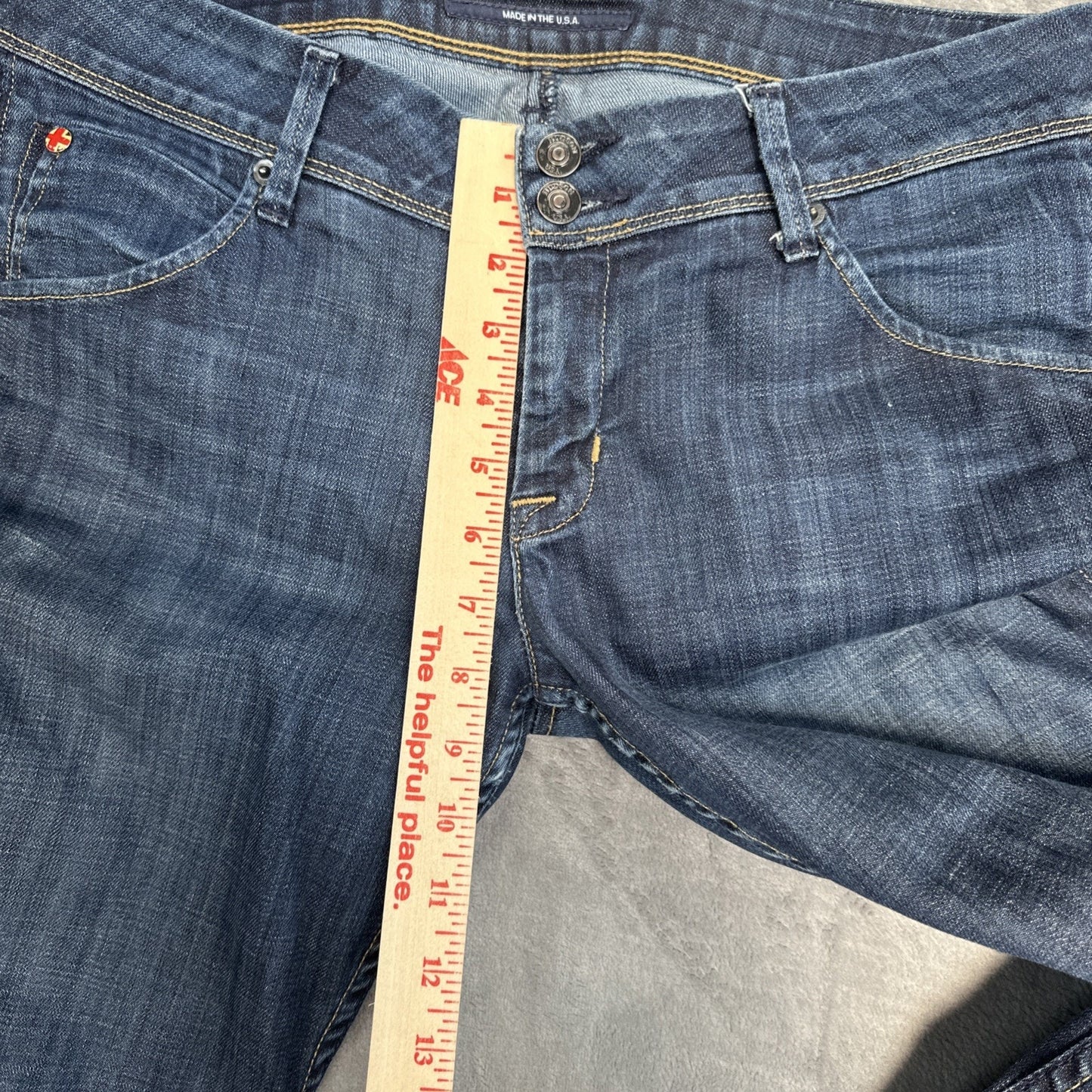 Hudson Skinny Jeans Women's Size 30 Dark Blue Denim