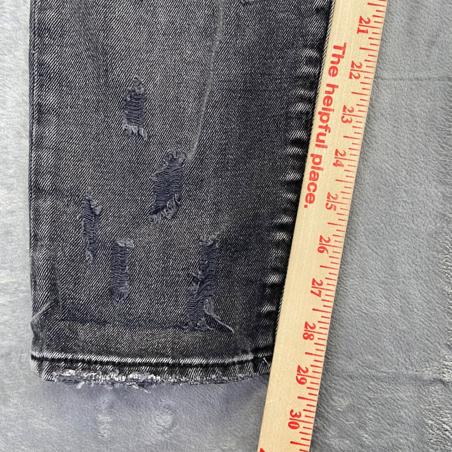 American Eagle Women's High Rise Girlfriend Jeans Size 6 Long Black