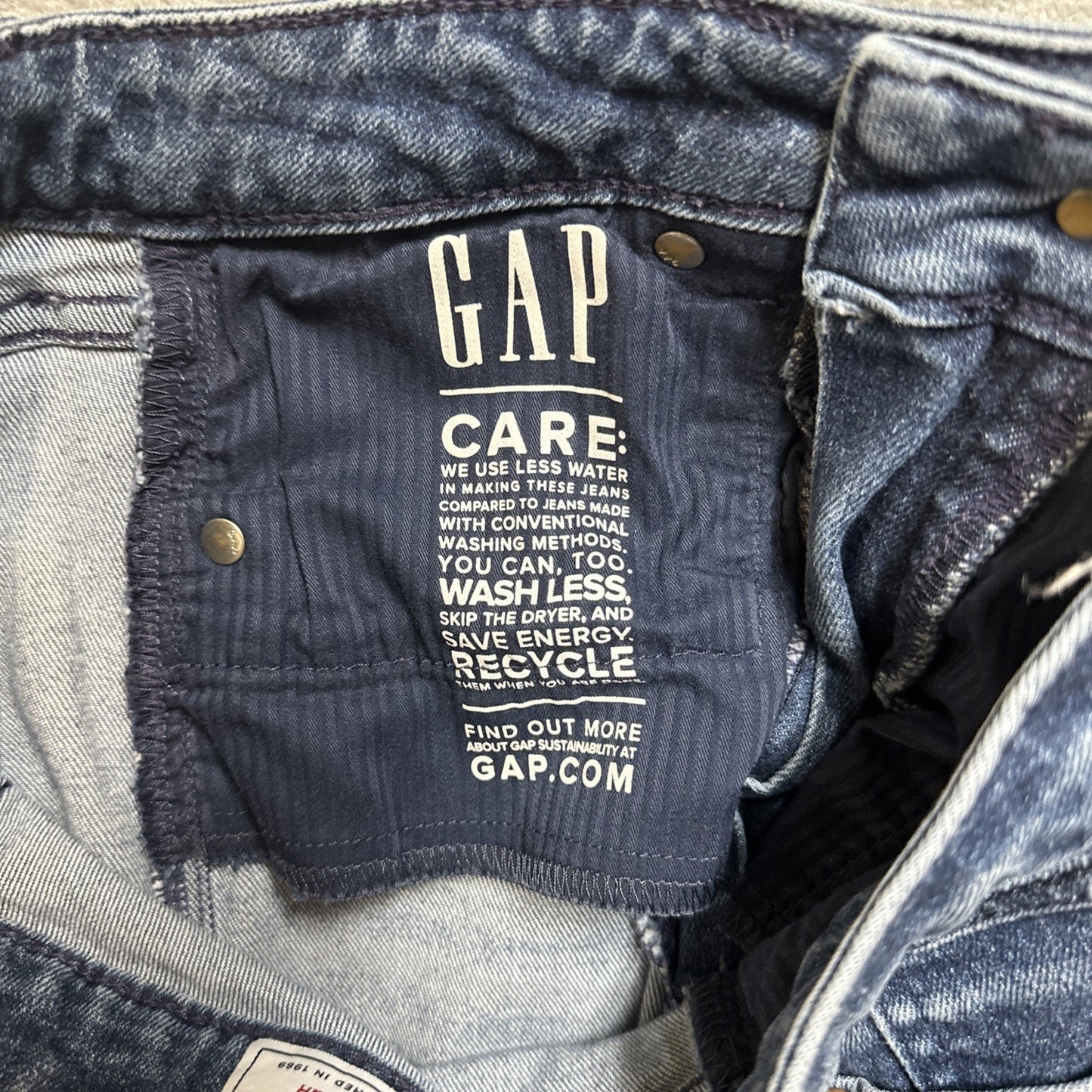 Gap Vintage Slim Sky High Jeans Women's Size 26/2R Blue Denim