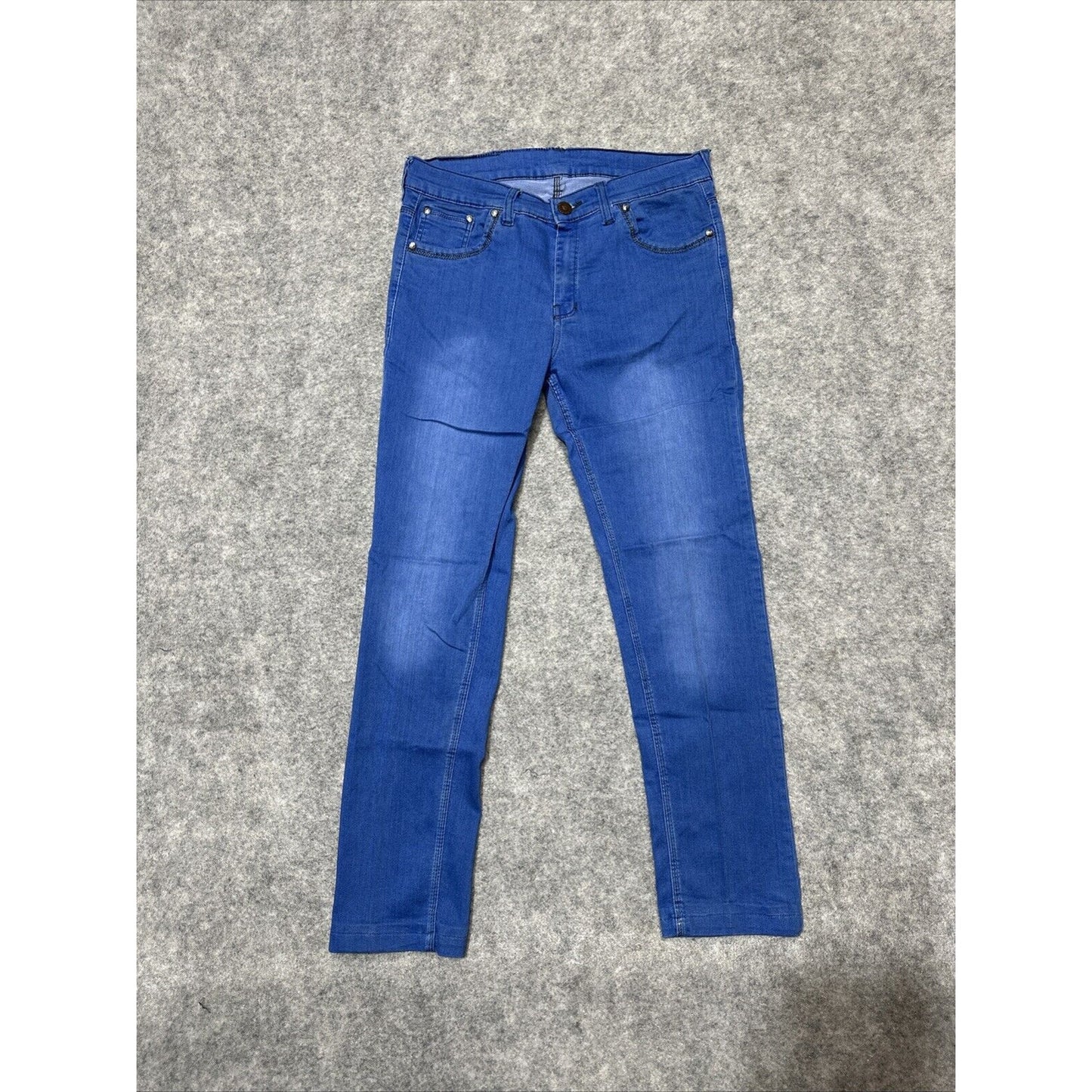 Diesel Blue Star Men's Straight Jeans Size 33 Blue Dark Wash Denim