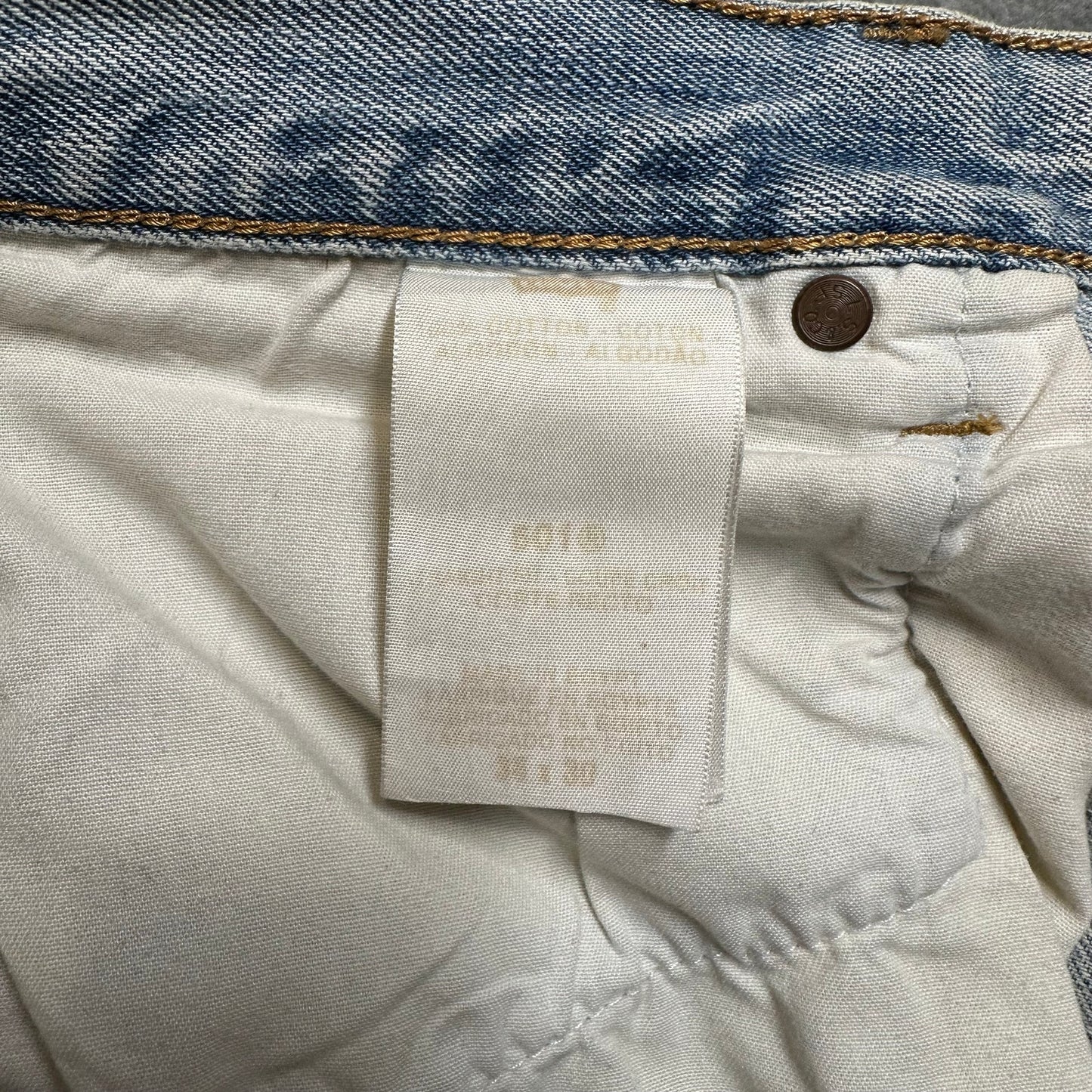 Vintage Levi’s 501 XX Distressed Straight Jeans Men’s Sz 36x30 Light Blue Denim