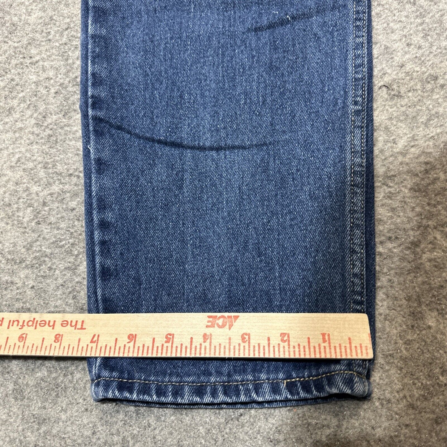 Vintage Bugle Boy Men's Paint Splatter Straight Jeans Size 34S Blue Denim