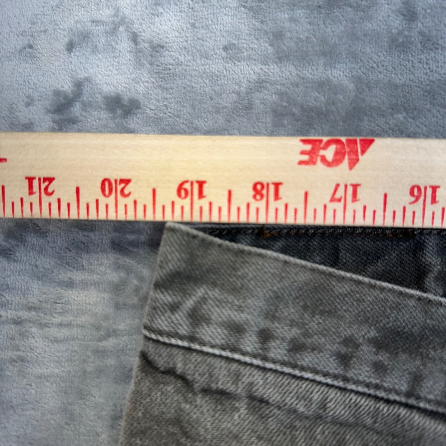 Lee Men's Regular Fit Straight Jeans Size 40x30 Gray #2010