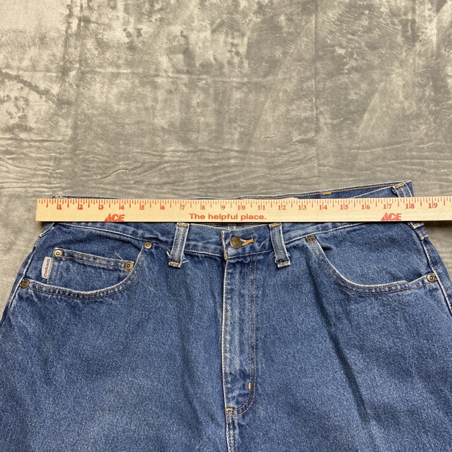 Carhartt Relaxed Fit Jeans Men’s Size 38x30 Blue Denim