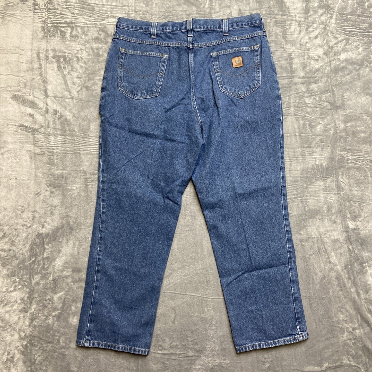 Lot of 4 Carhartt Relaxed Fit Jeans Men's 40x30 Blue Wholesale Work Jeans