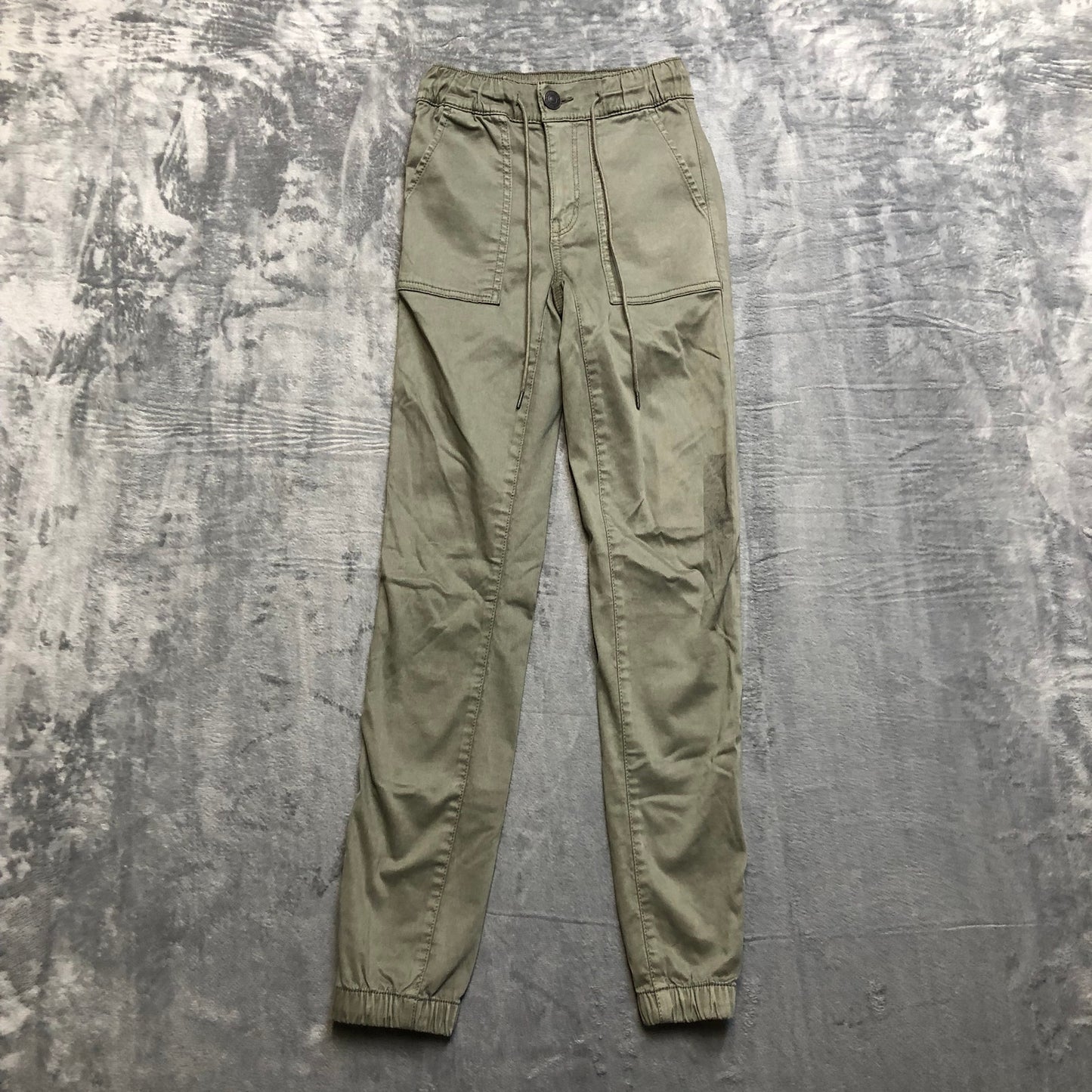 New American Eagle Jogger Pants Women's Size 000 Green Olive