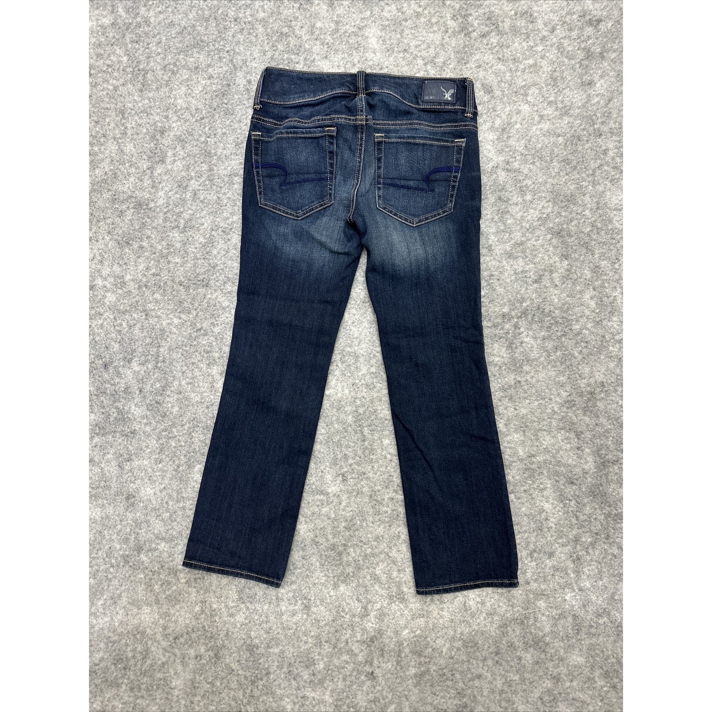 American Eagle Artist Crop Super Stretch Women's Jeans Size 0 R Blue Denim