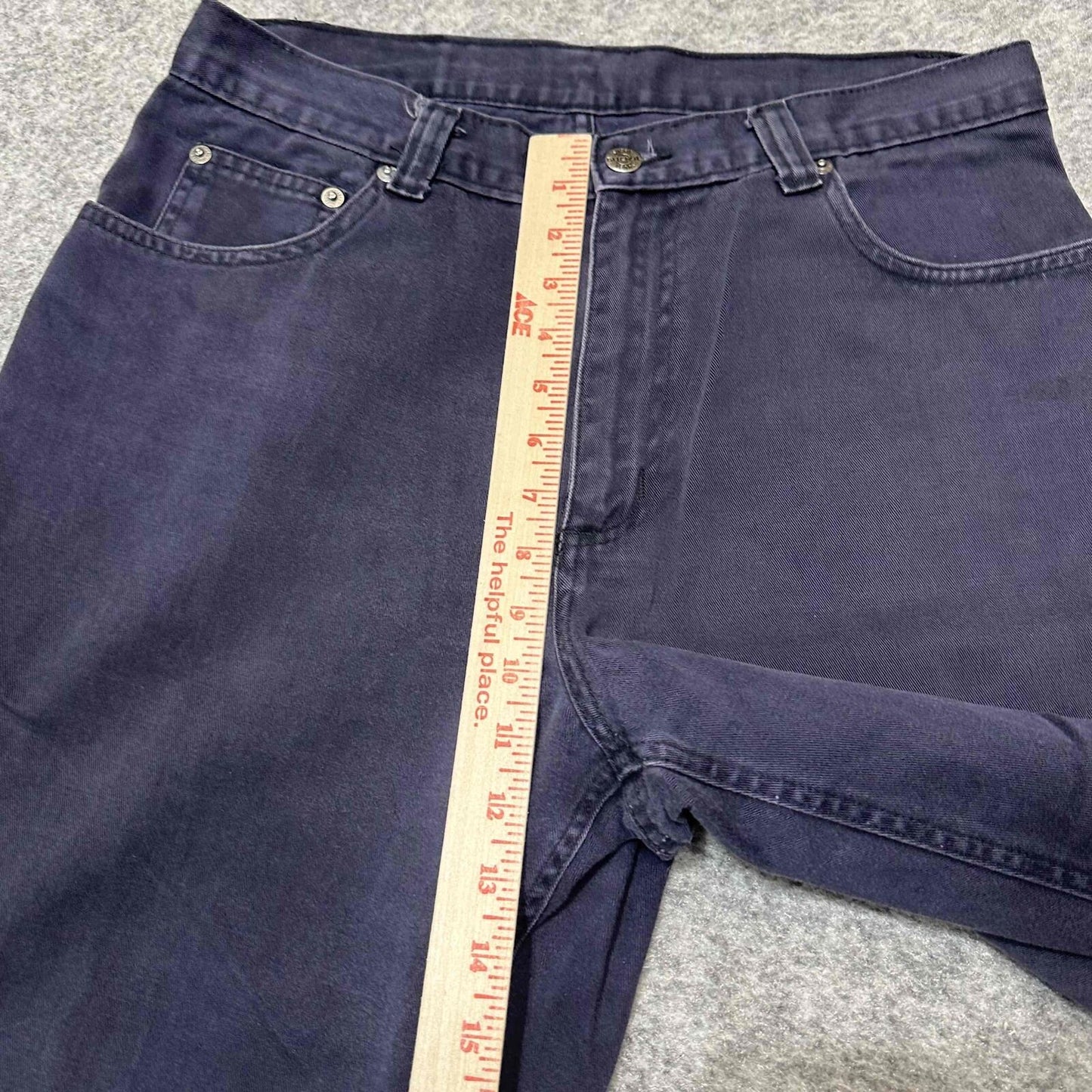 Vintage Gitano Jeans Men’s Relaxed Straight Jeans Size 33x32 Dark Purple Denim