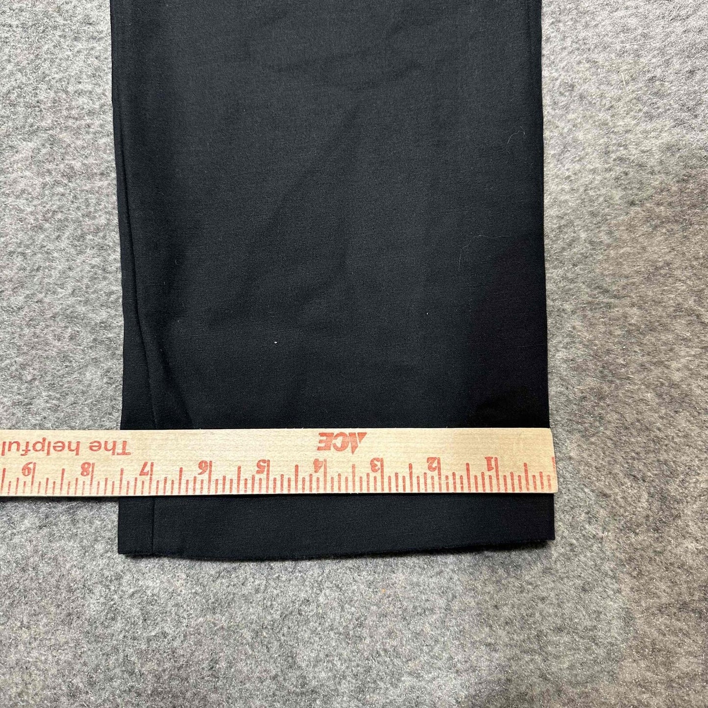 Cabi Men's Straight Fit Spandex Pants Belt Loops Size 6 Black Dark Wash