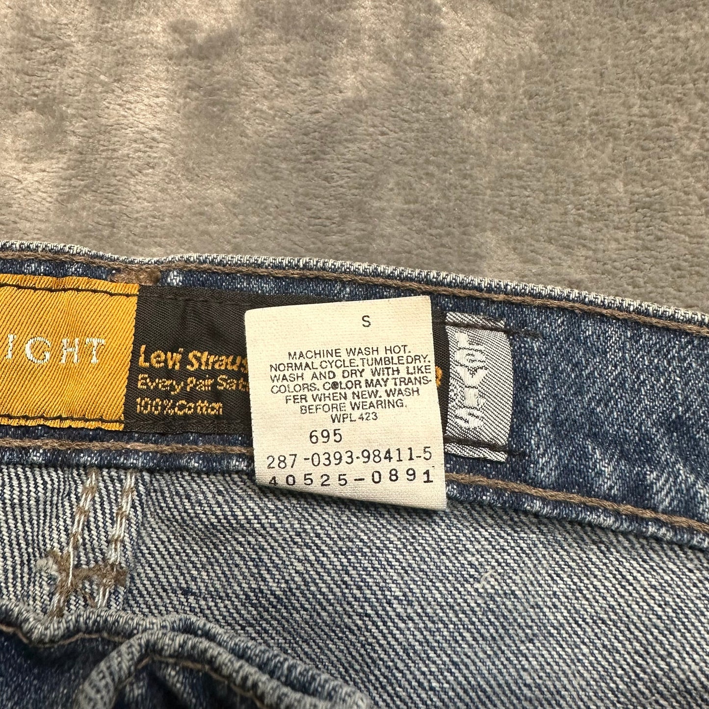 Levi's Straight Jeans Men's Sz 36x34 Blue Denim