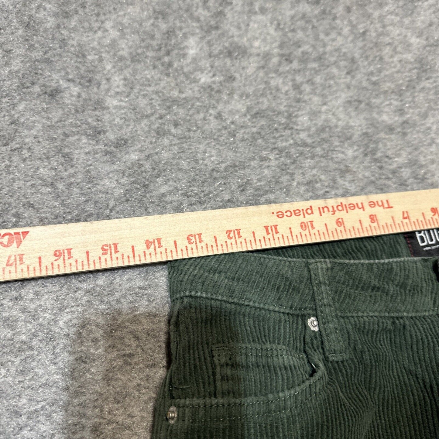 BDG Urban Outfitters Women's Corduroy High Rise Mom Jeans Size 25 Green Denim