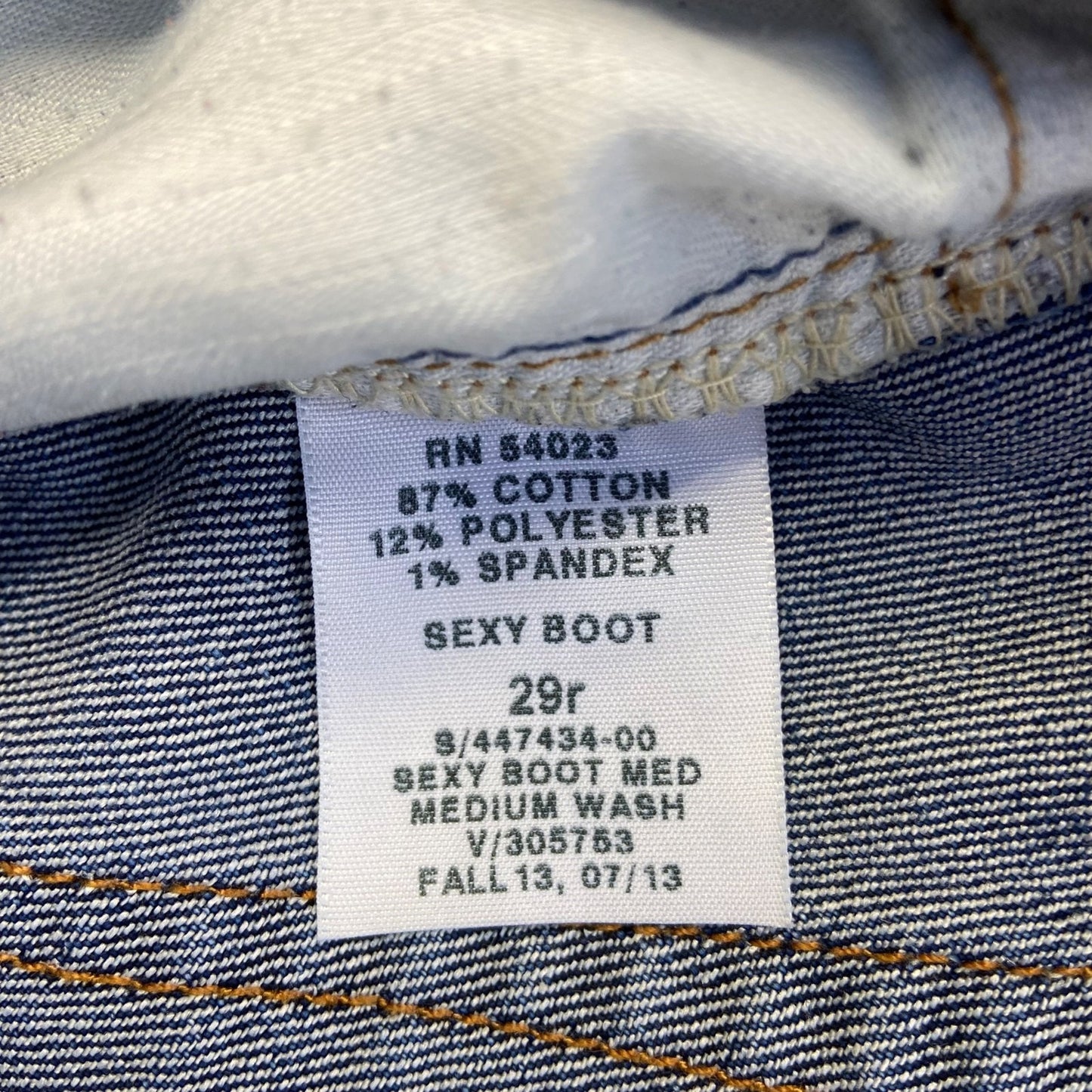 Gap 1969 Women's Sexy Boot Jeans Flare 29R Blue Medium Wash