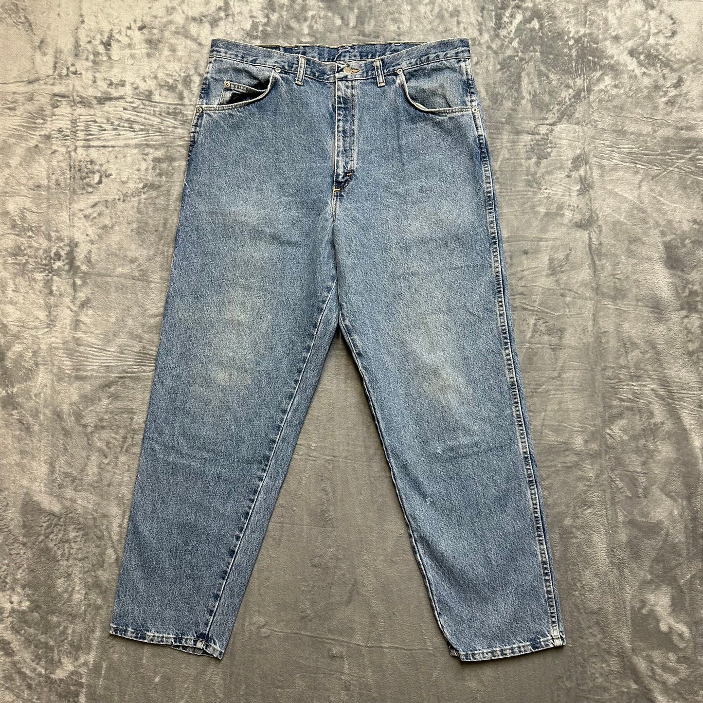 Vintage Wrangler Silver Edition Jeans Men's Size 37x31 Blue Denim