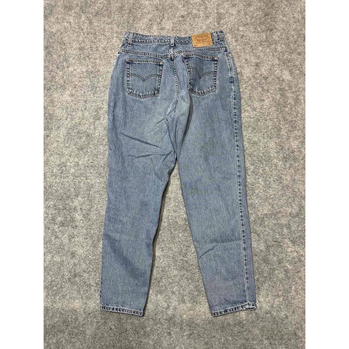 Vintage Levis 550 Women's Relaxed Fit Tapered Leg Jeans Size 16 WM Blue Denim