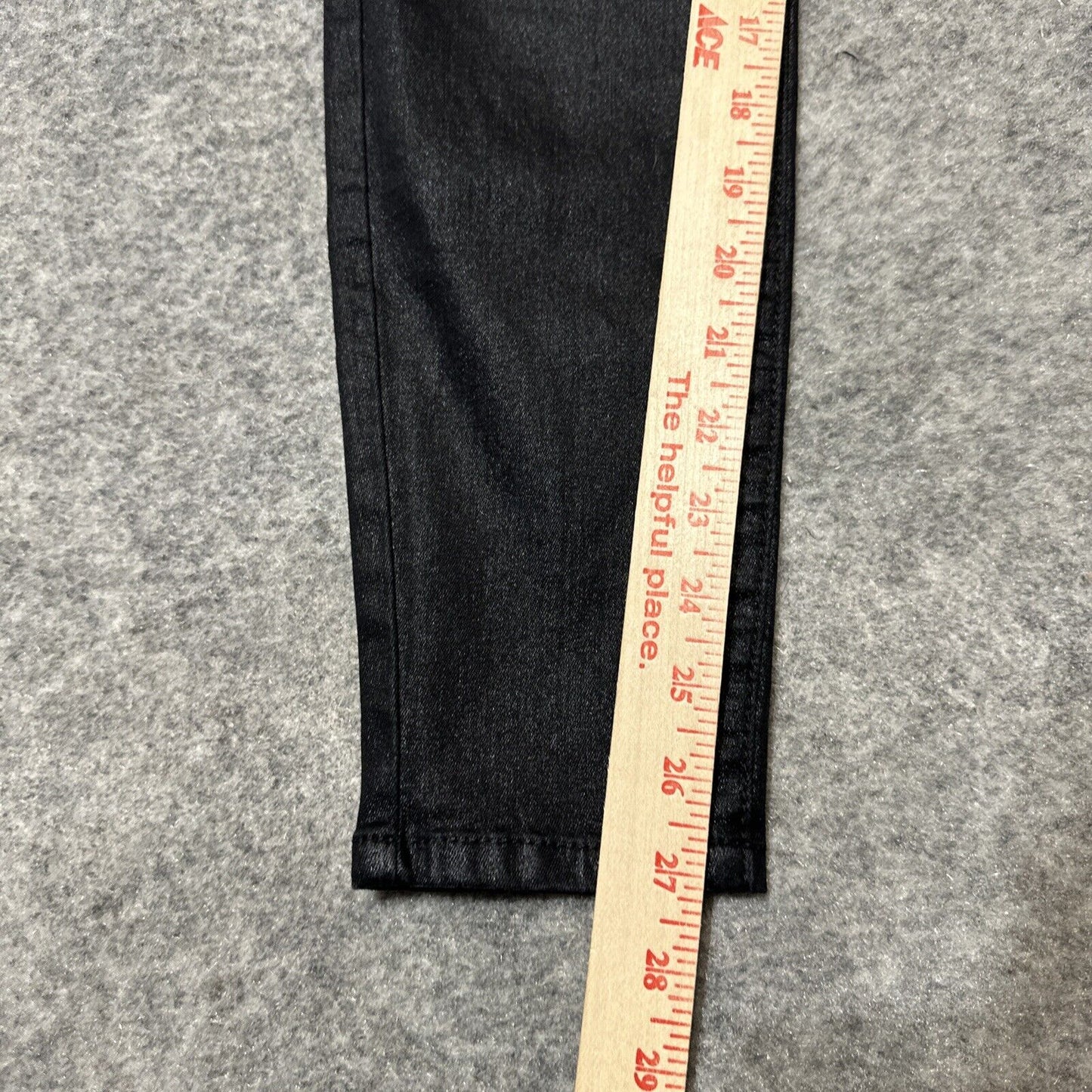 The Limited Denim Women's Legging Jean Size 4 Glittery Black Dark Wash Denim