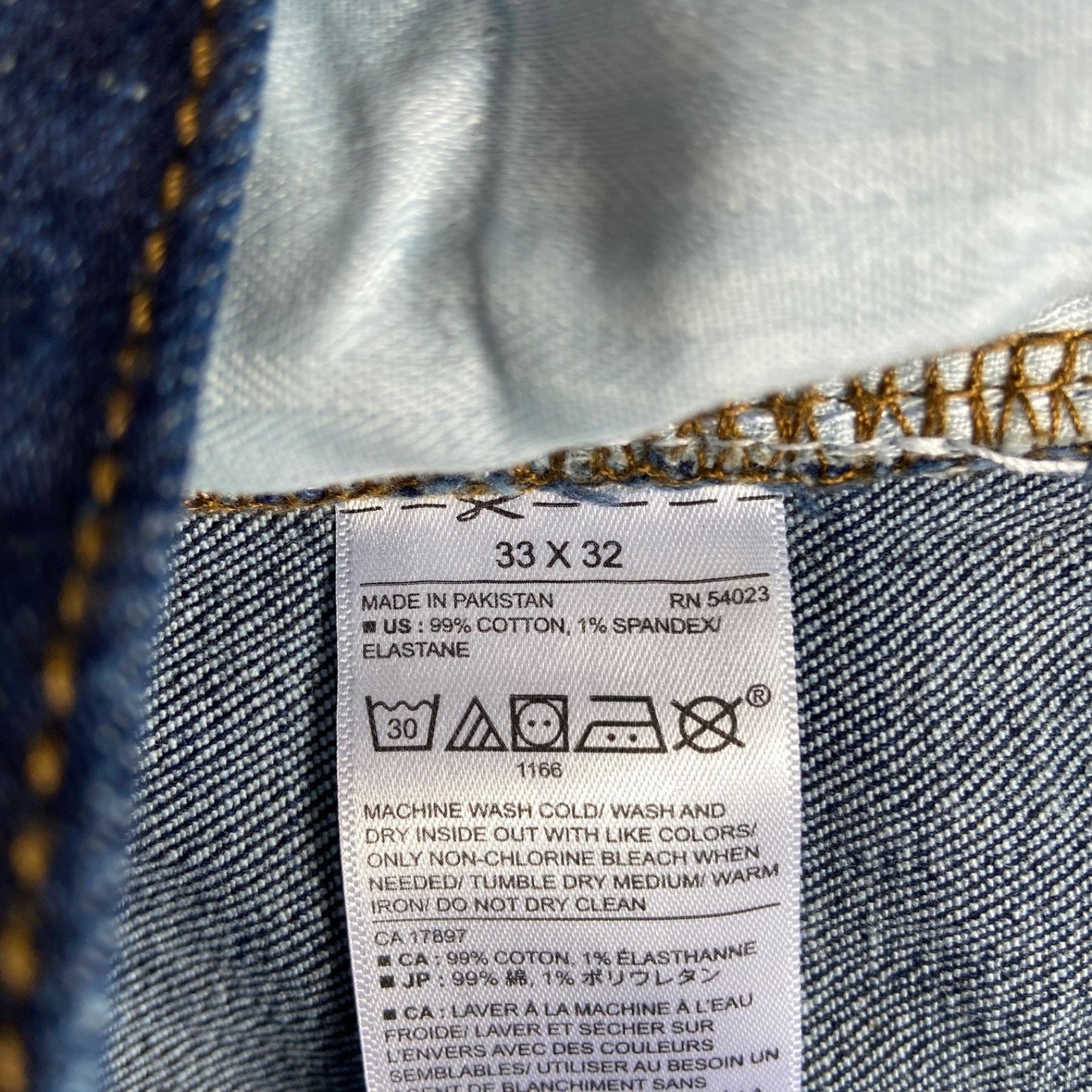 Banana Republic Men's Jeans 33x32 Athletic Fit Dark Blue Denim